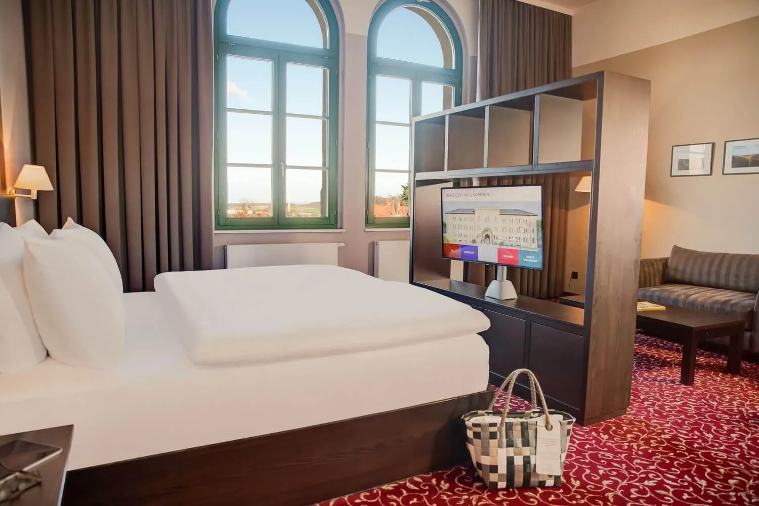 Photo of the whole room, Bed in Schlosshotel Blankenburg