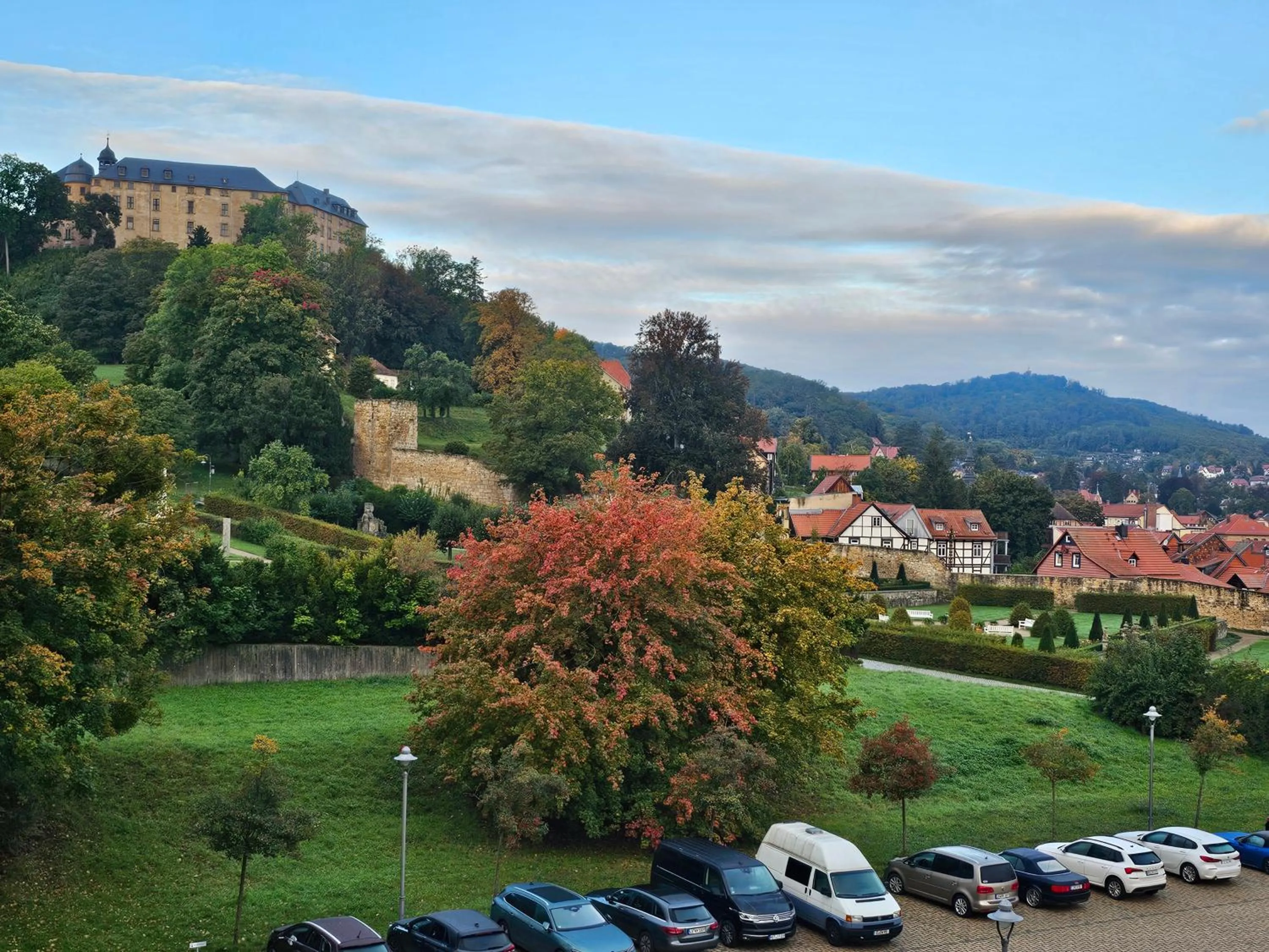 View (from property/room) in Schlosshotel Blankenburg