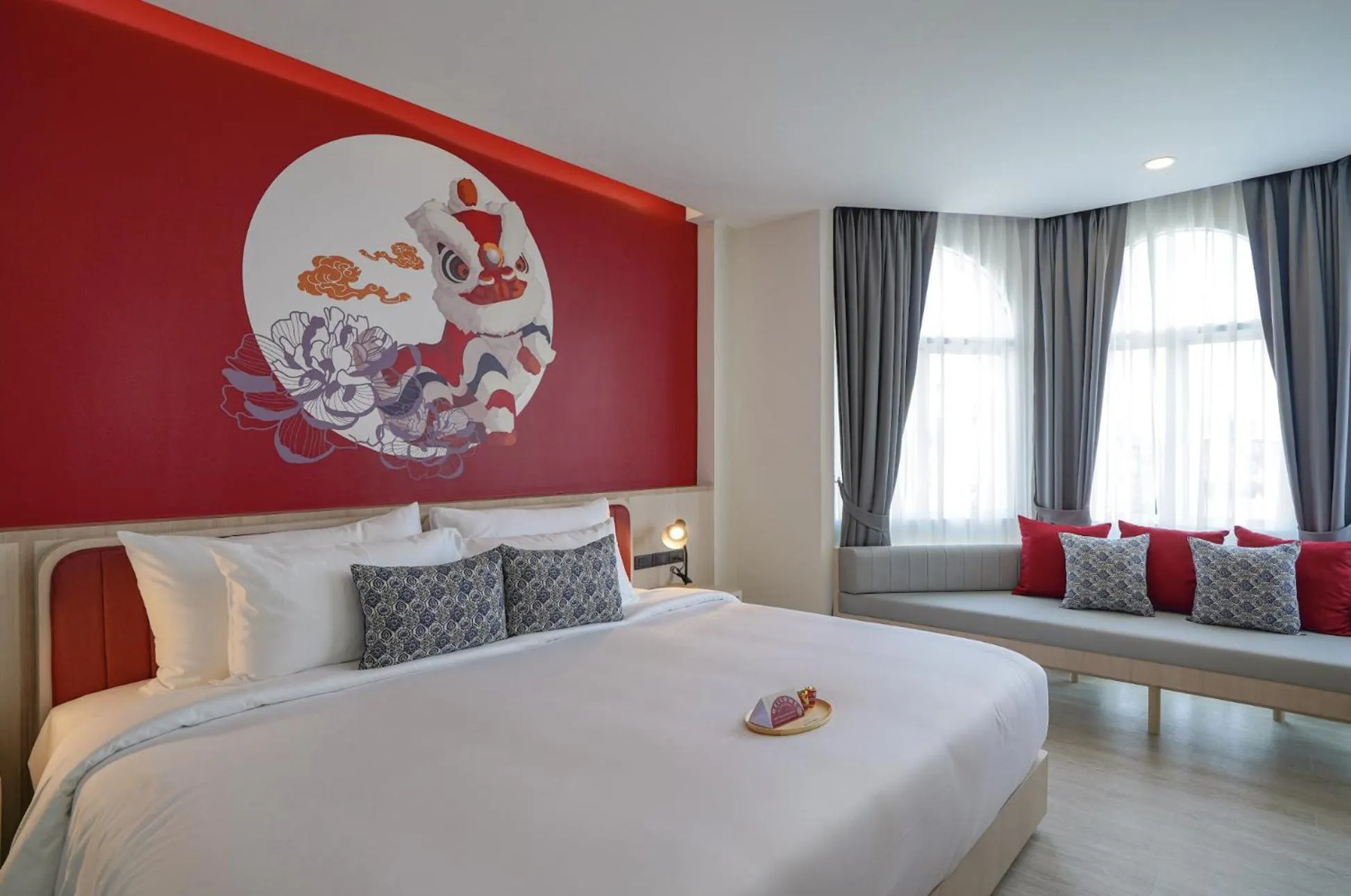 Bedroom, Bed in Hotel Midtown Ratsada