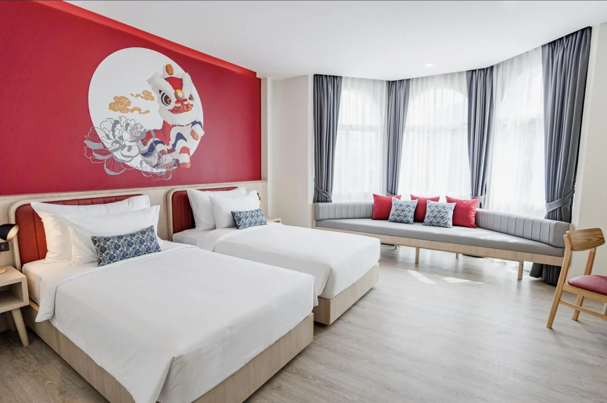 Bedroom, Bed in Hotel Midtown Ratsada