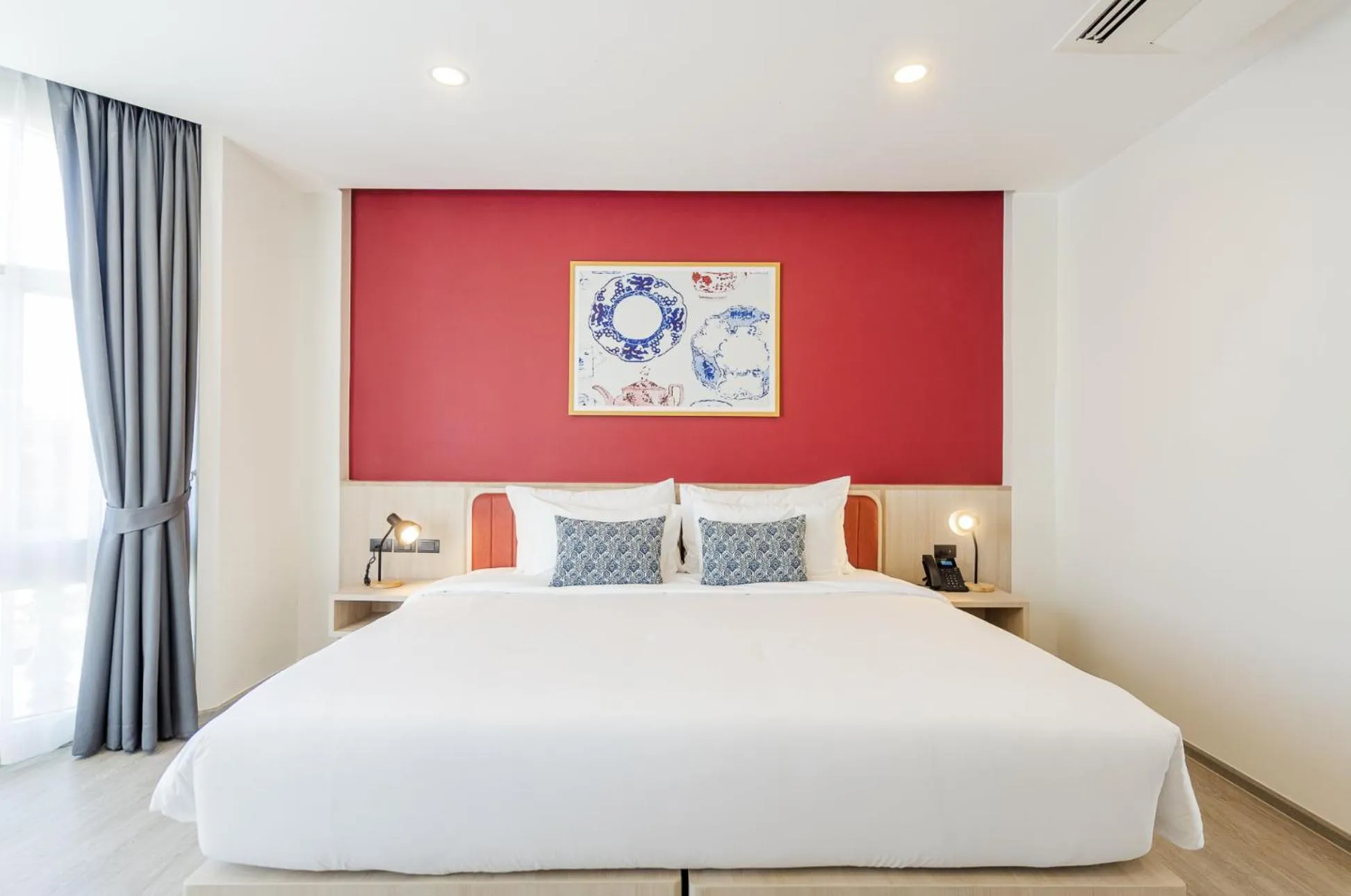 Bedroom, Bed in Hotel Midtown Ratsada