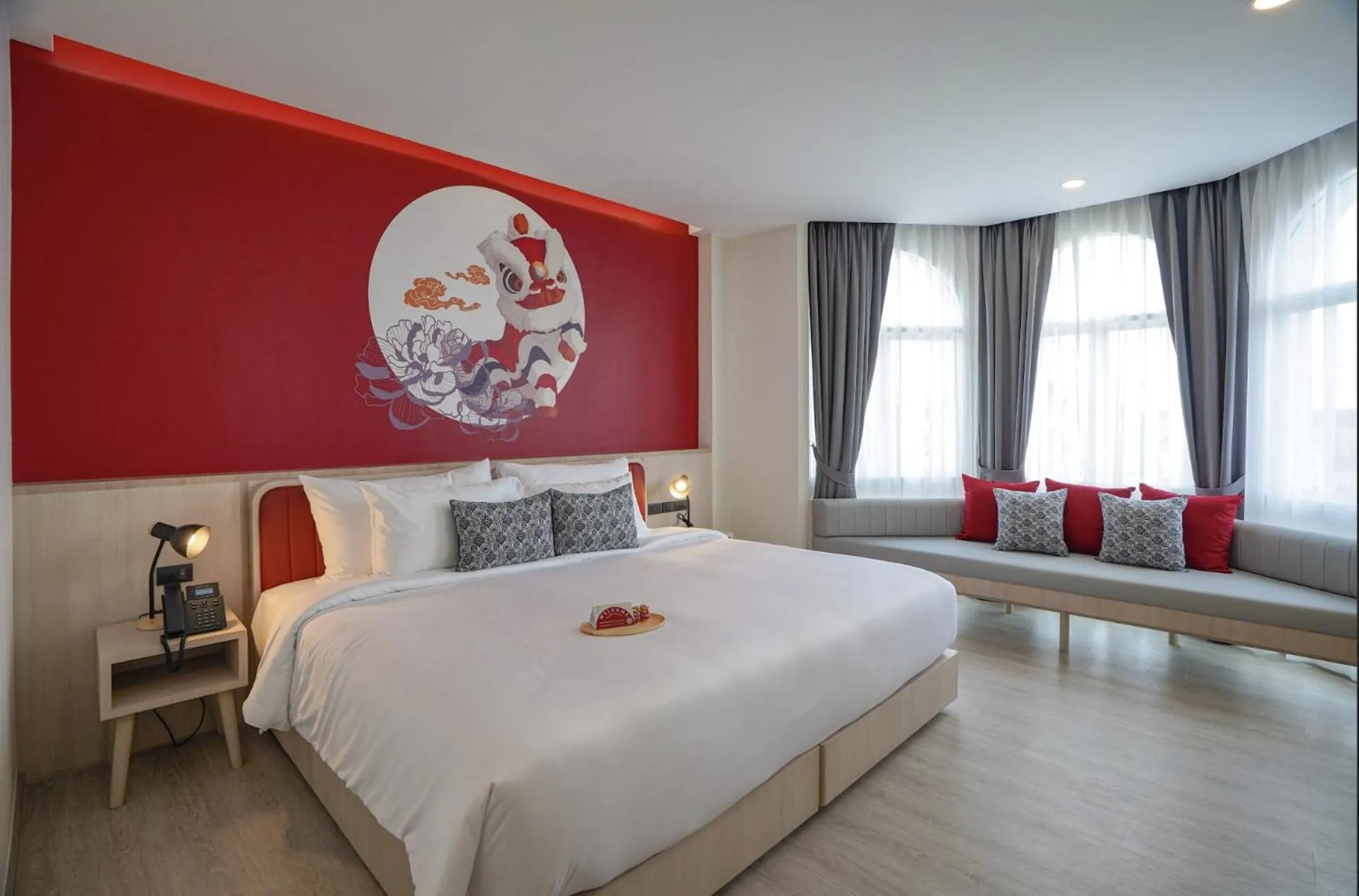 Bedroom, Bed in Hotel Midtown Ratsada