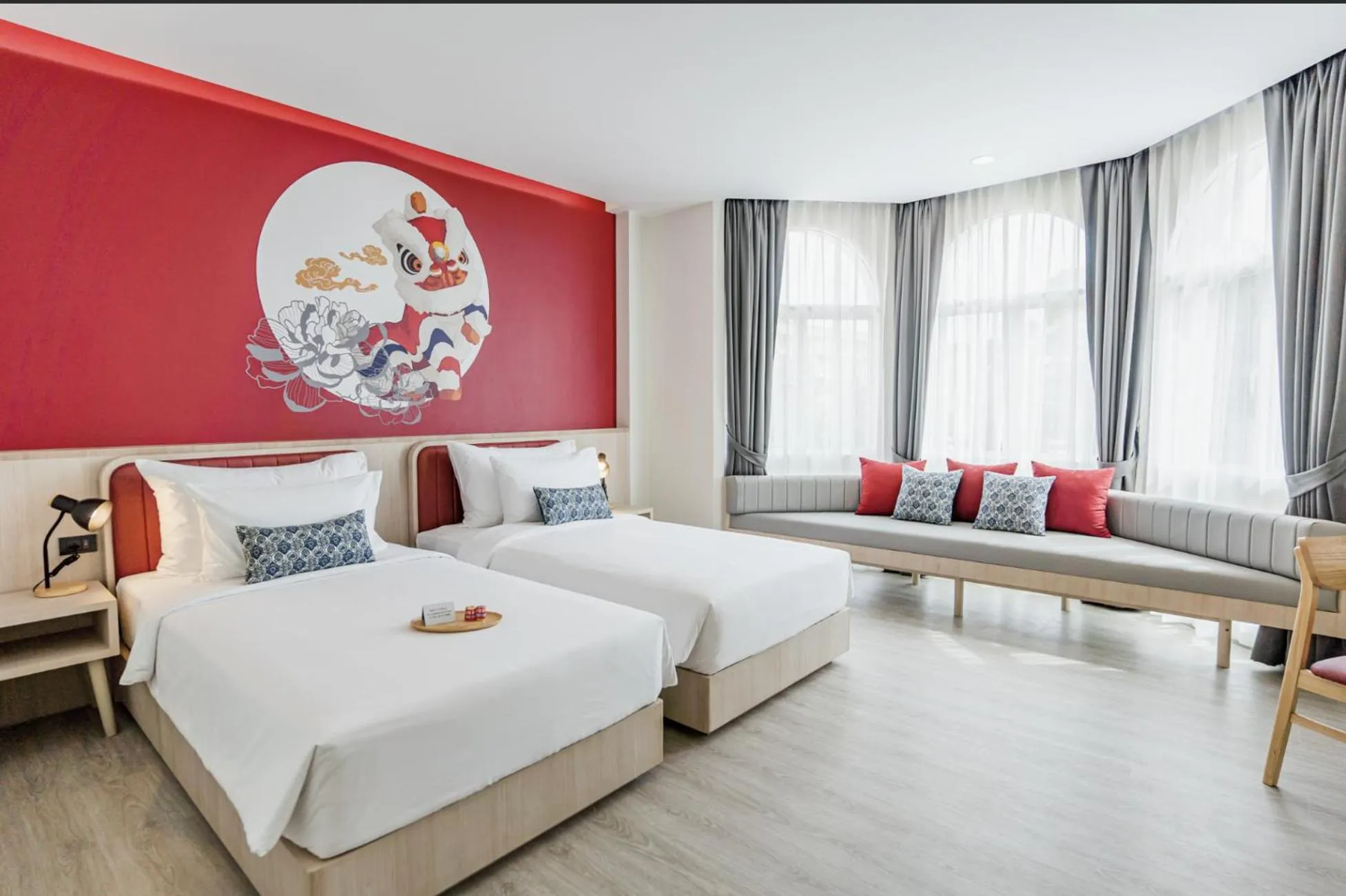 Bedroom, Bed in Hotel Midtown Ratsada