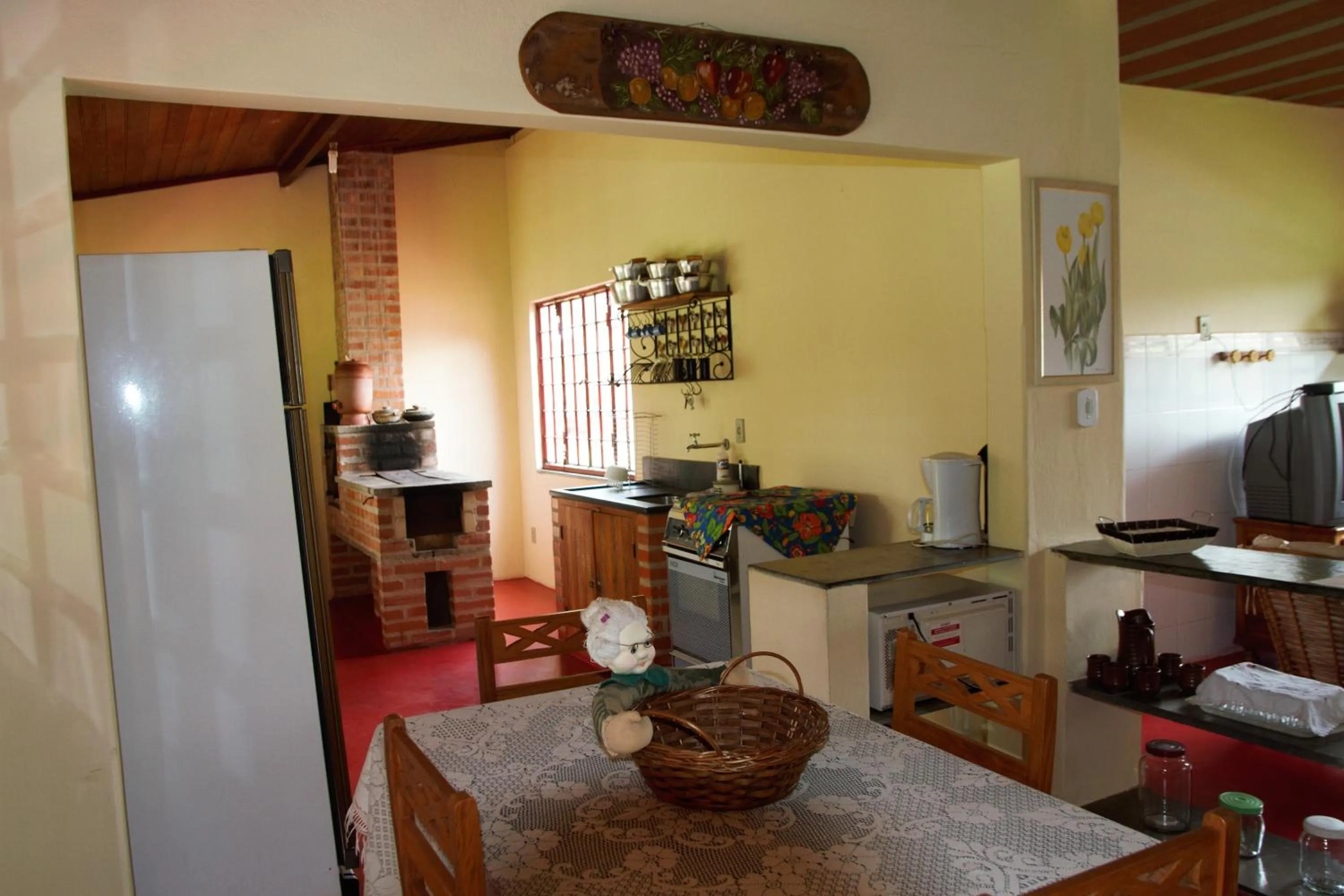 Kitchen or kitchenette in Sitio Estrada Real de Tirandentes