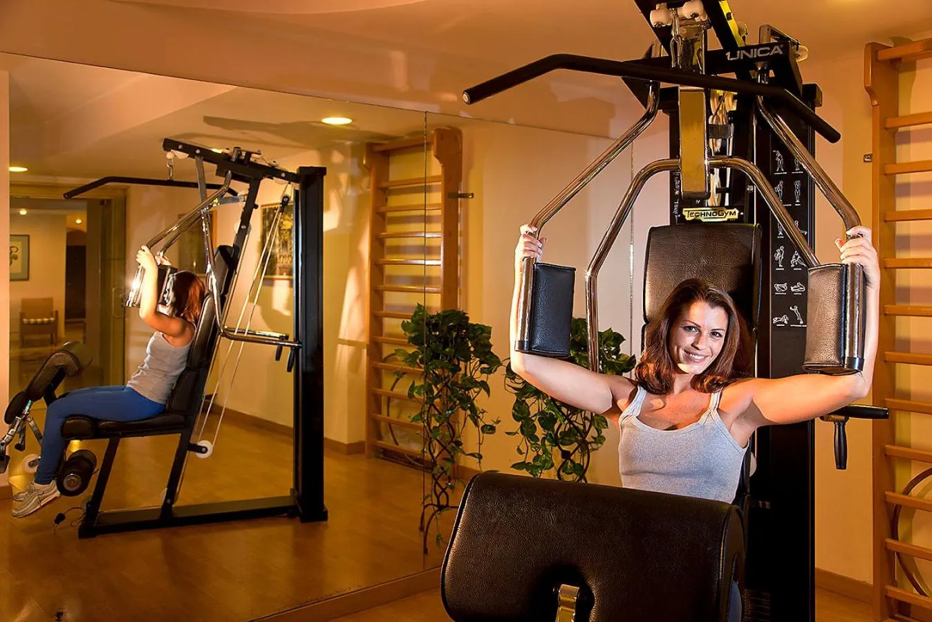Fitness centre/facilities in Grand Hotel Il Moresco