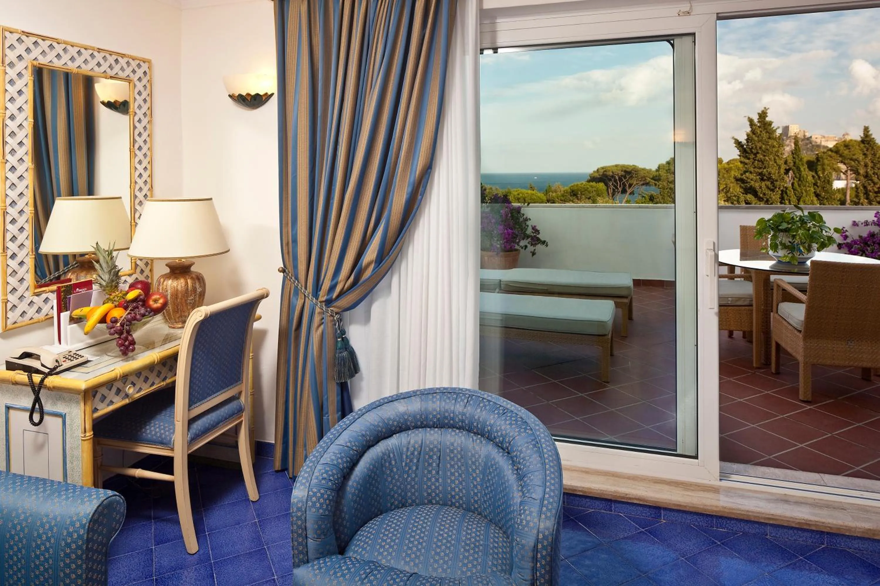 Balcony/Terrace in Grand Hotel Il Moresco