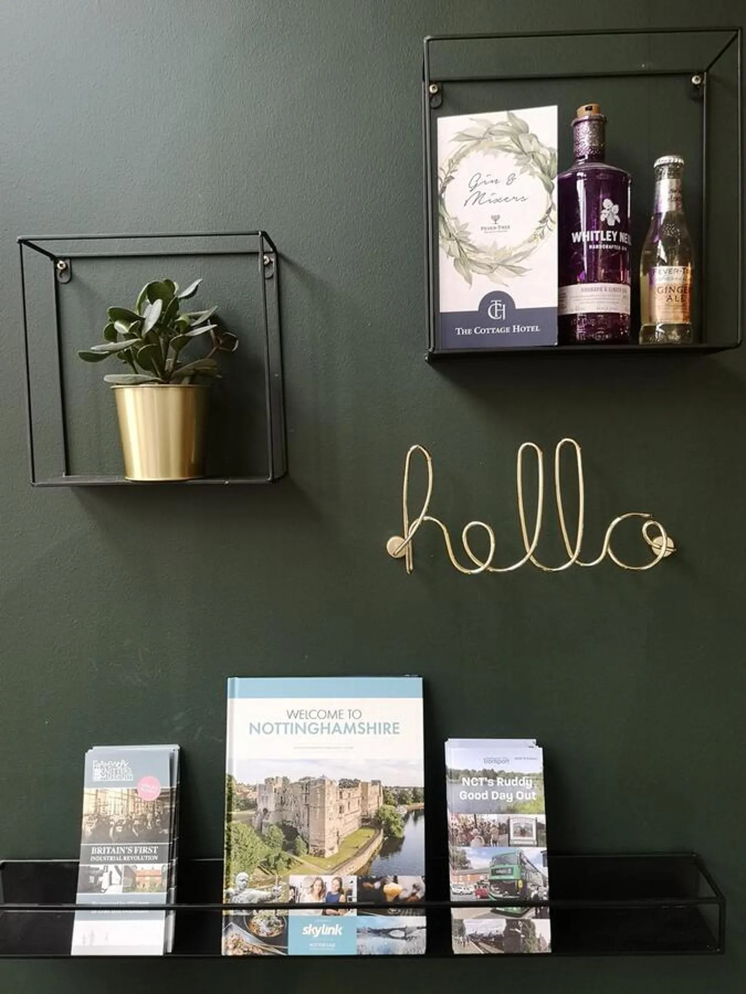 Lobby or reception in The Cottage Hotel