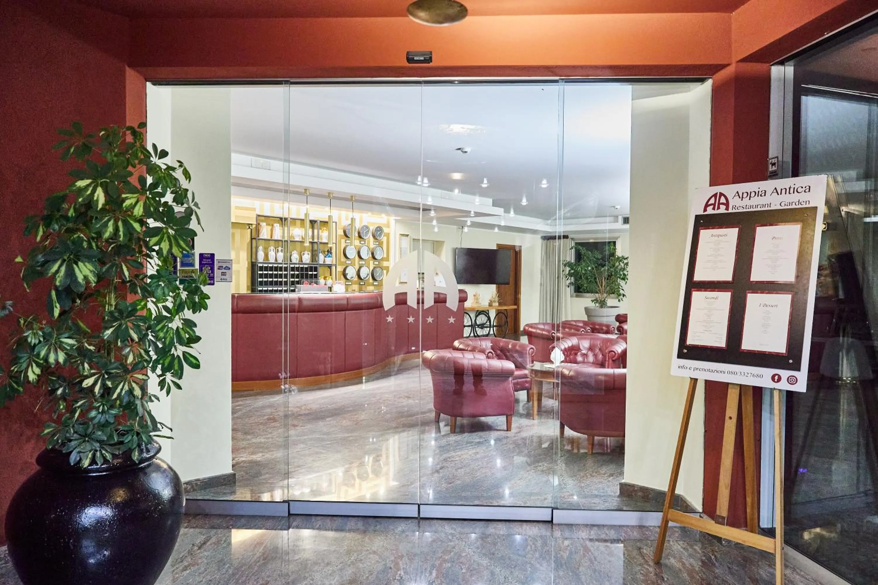 Lobby or reception in Appia Antica Hotel