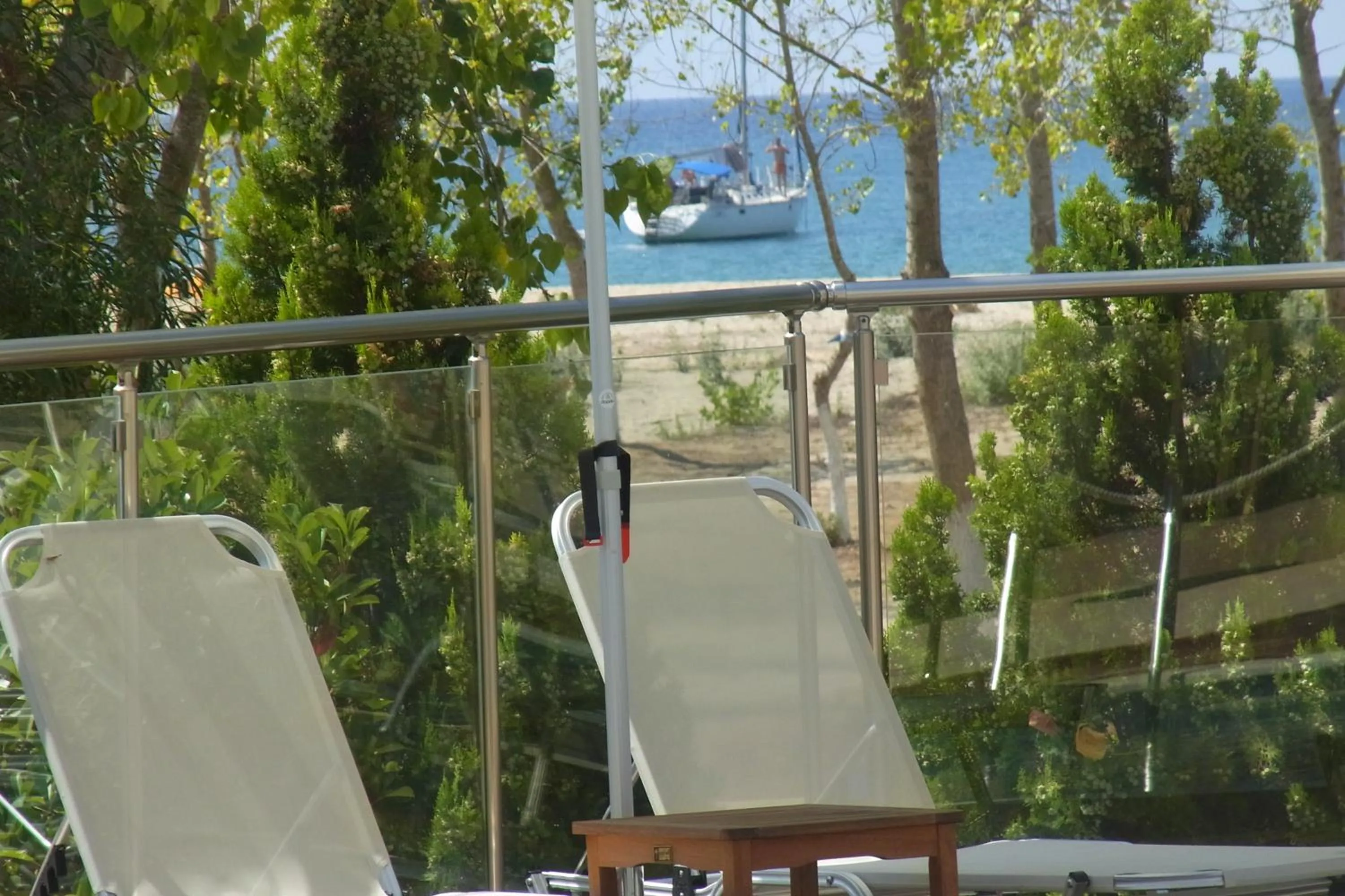 Swimming pool in Ammos Bay