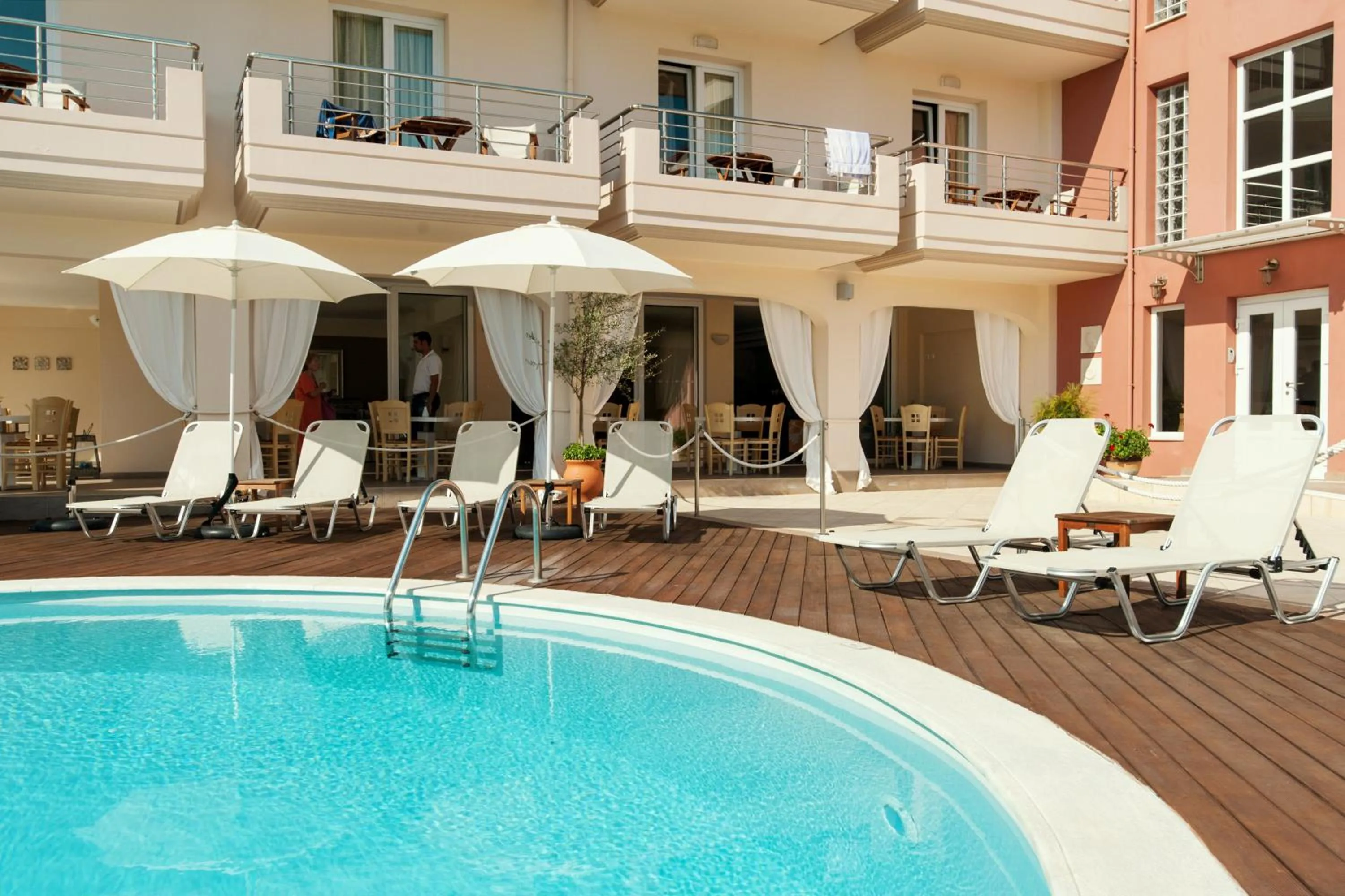 Swimming pool in Ammos Bay