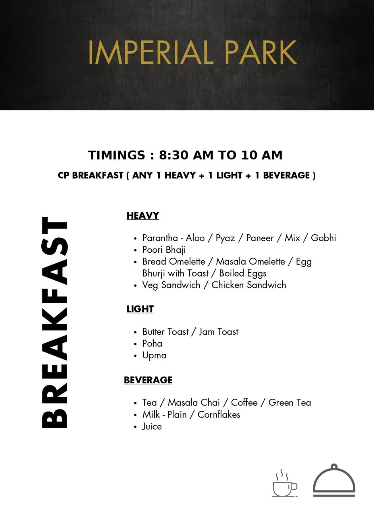 Breakfast in Hotel Imperial Park