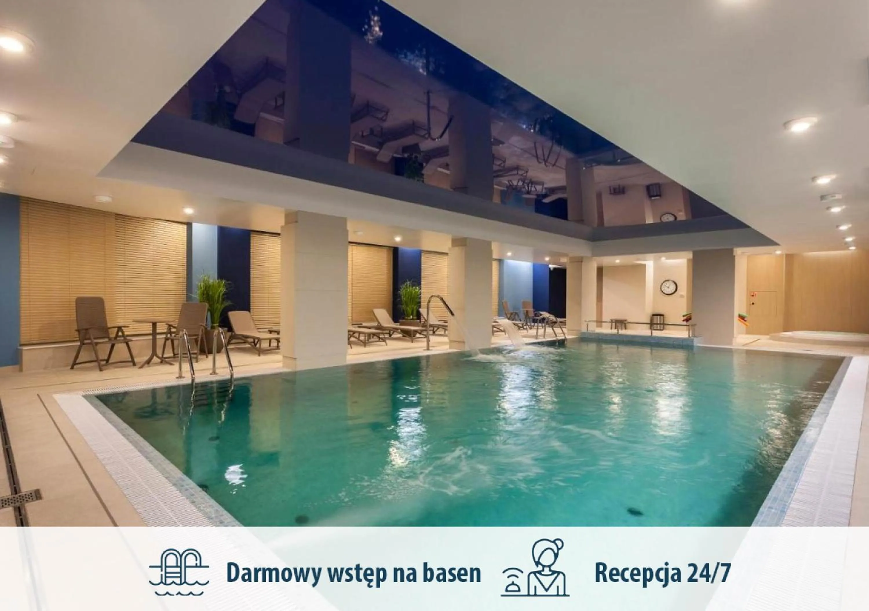 Swimming pool in GRANO APARTMENTS Gdańsk Motława SPA & Wellness