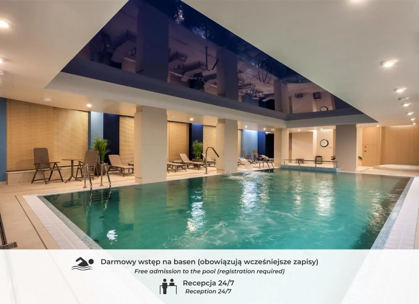 Swimming pool in GRANO APARTMENTS Gdańsk Motława SPA & Wellness