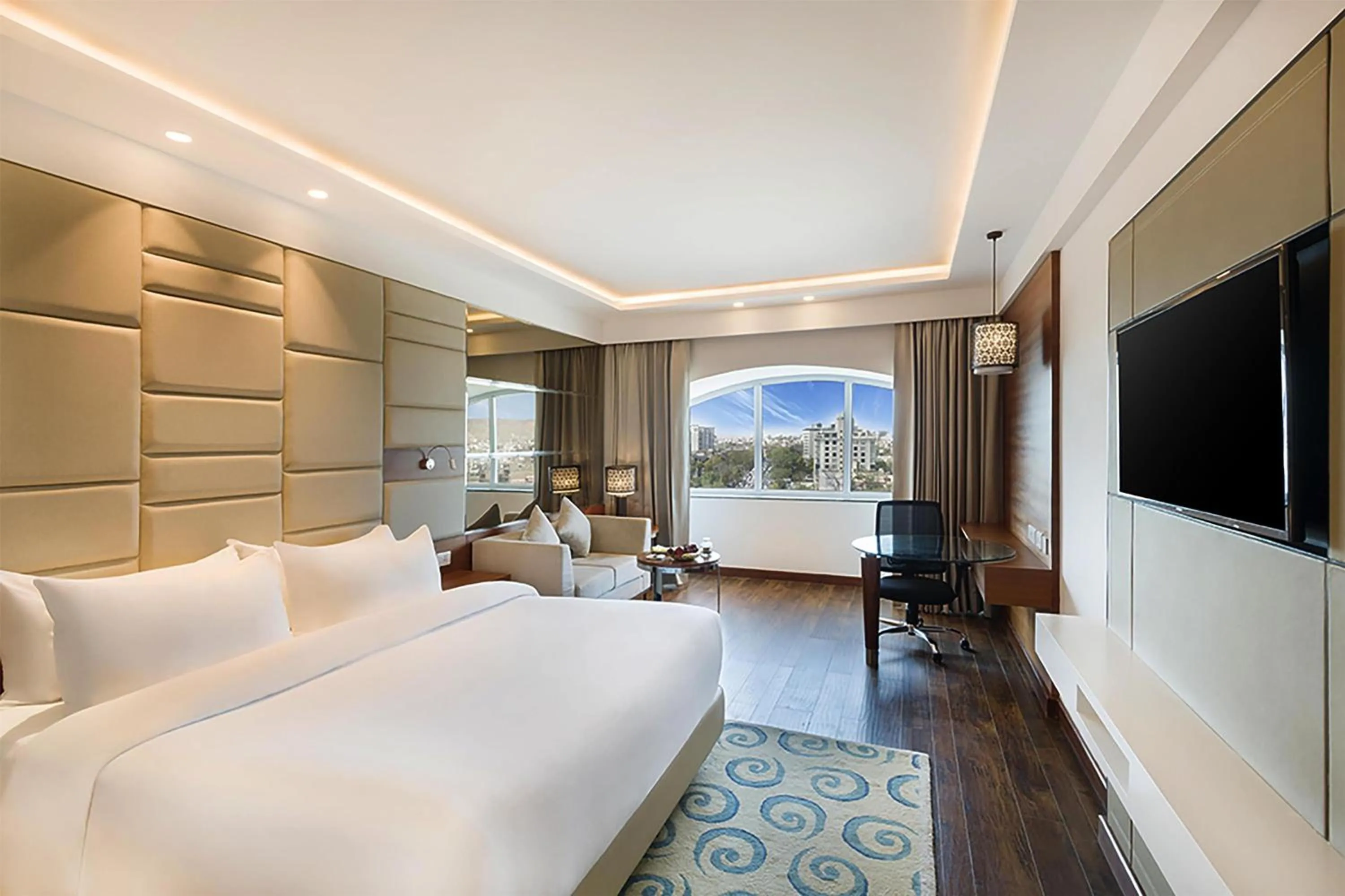 Bedroom, Bed in Radisson Jaipur City Center