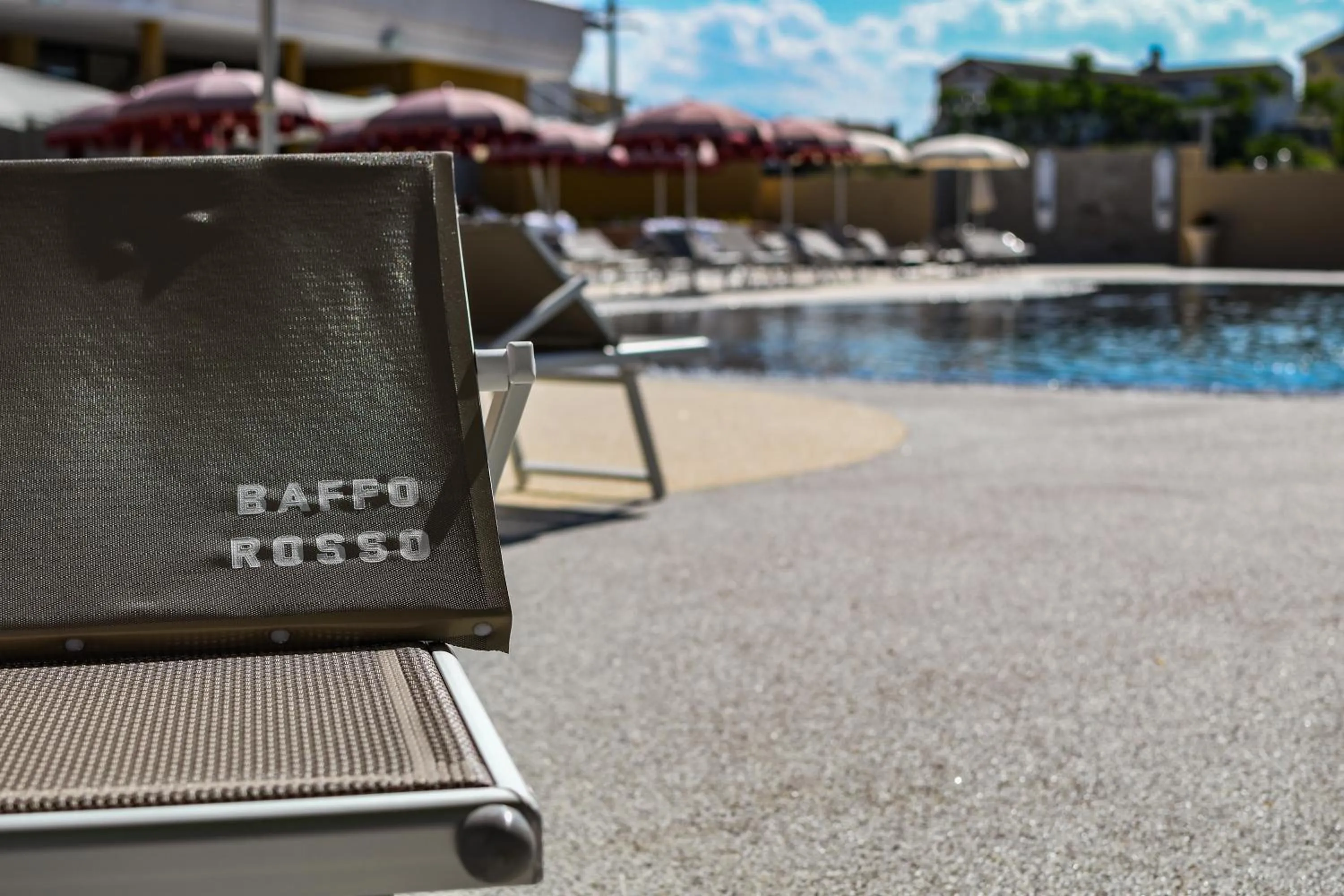 Swimming pool in Hotel Baffo Rosso