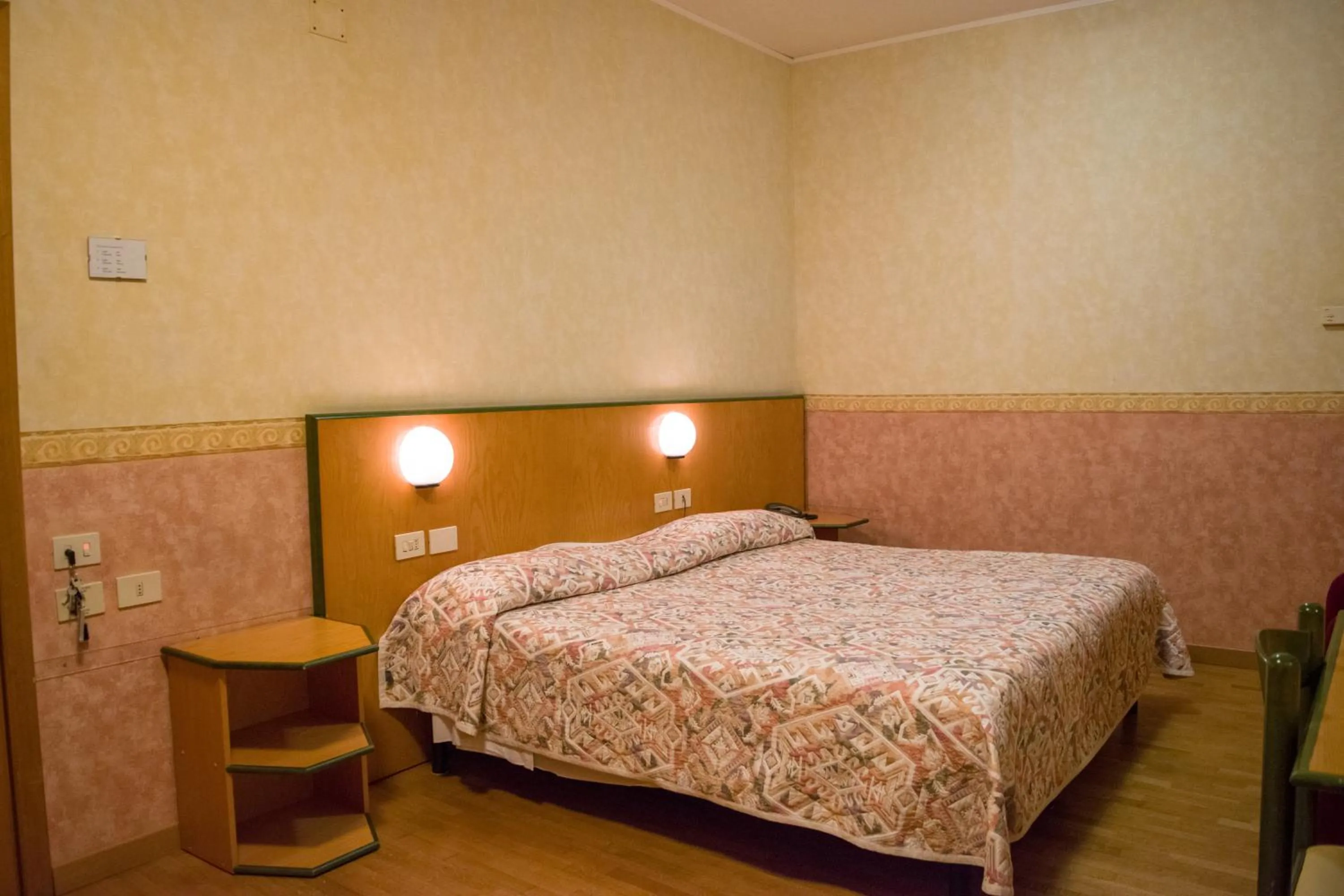 Bed in Hotel Baffo Rosso