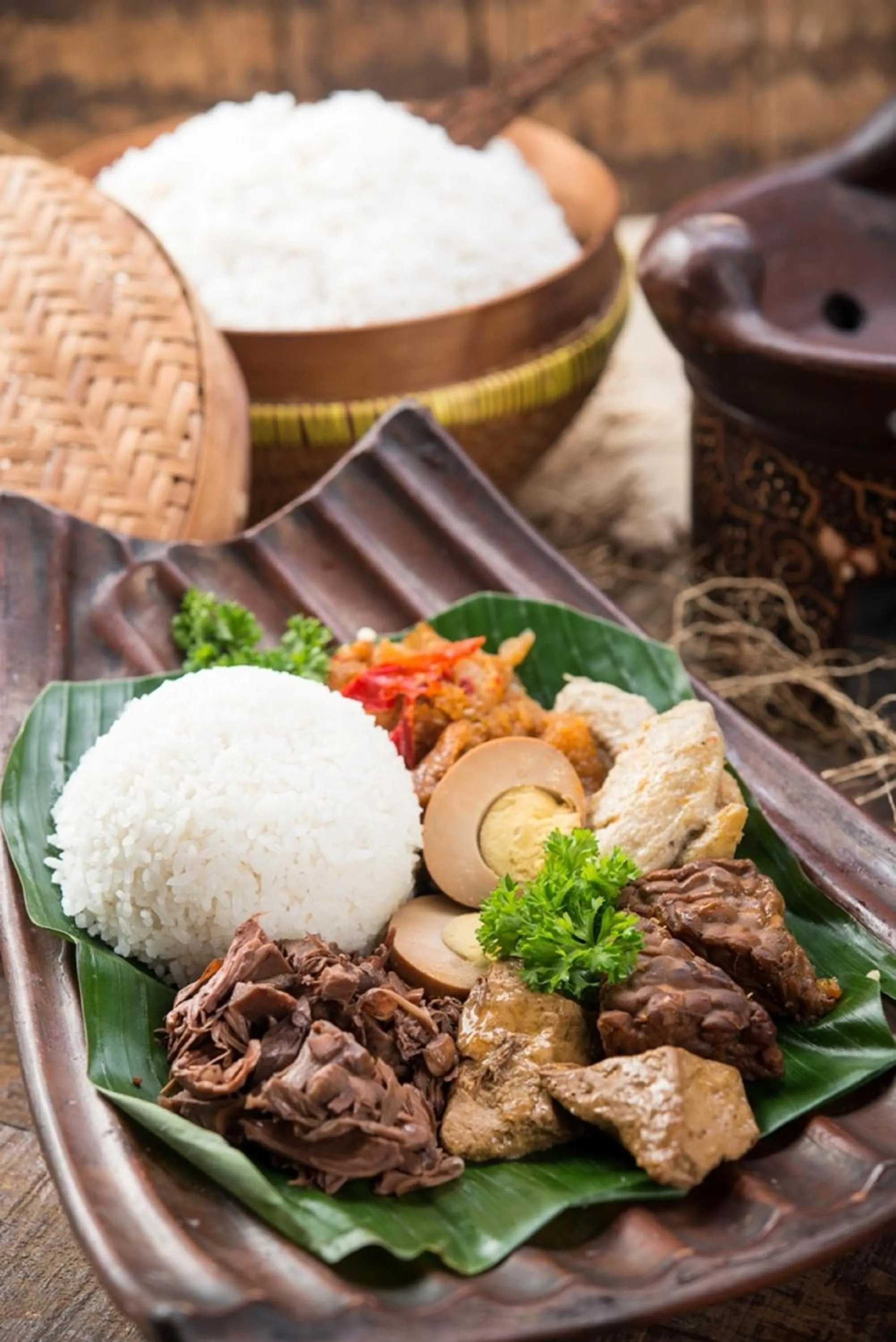 Food close-up in Grand Diamond Hotel Yogyakarta