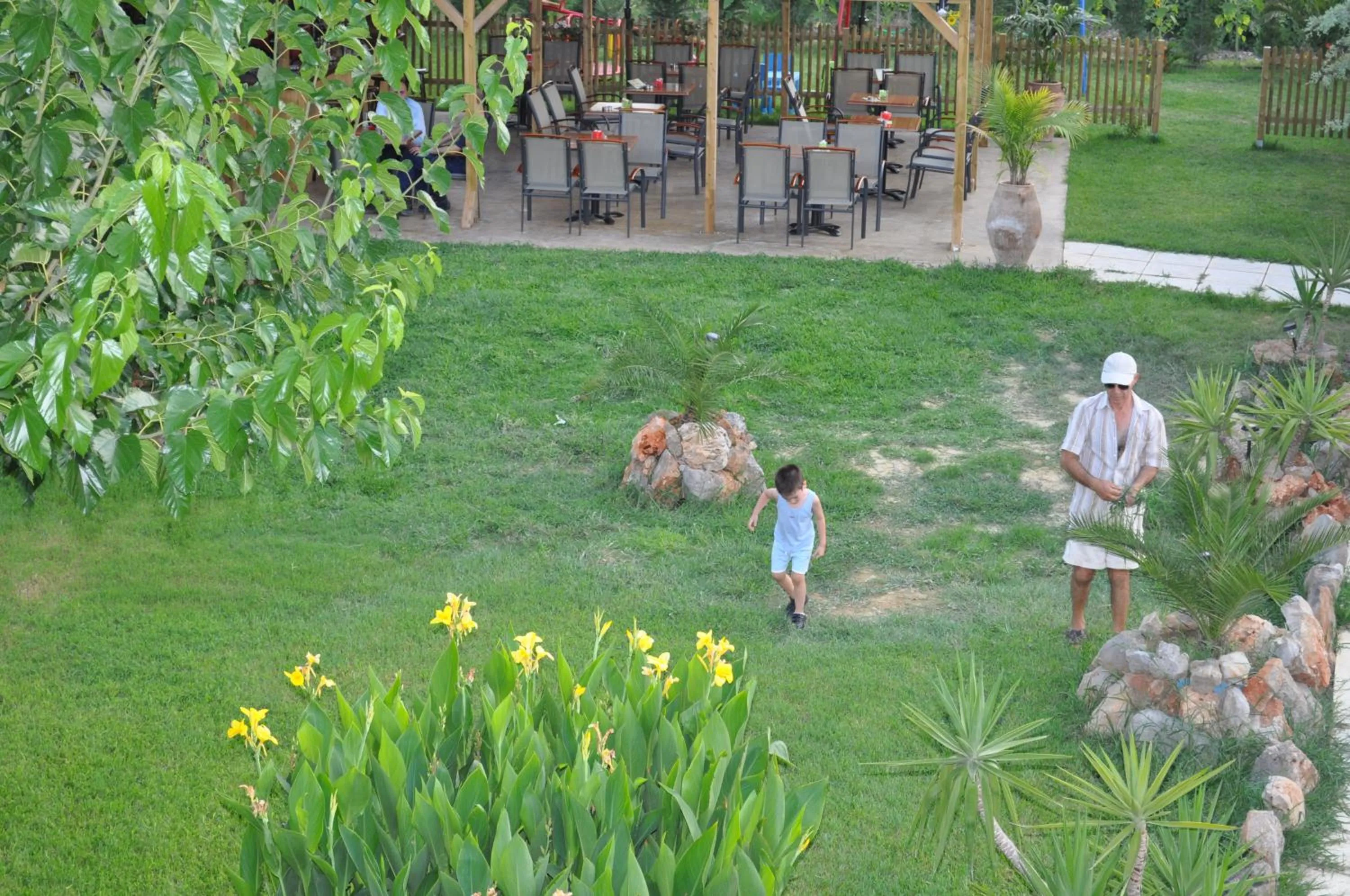 Garden in Olympion Village Studios