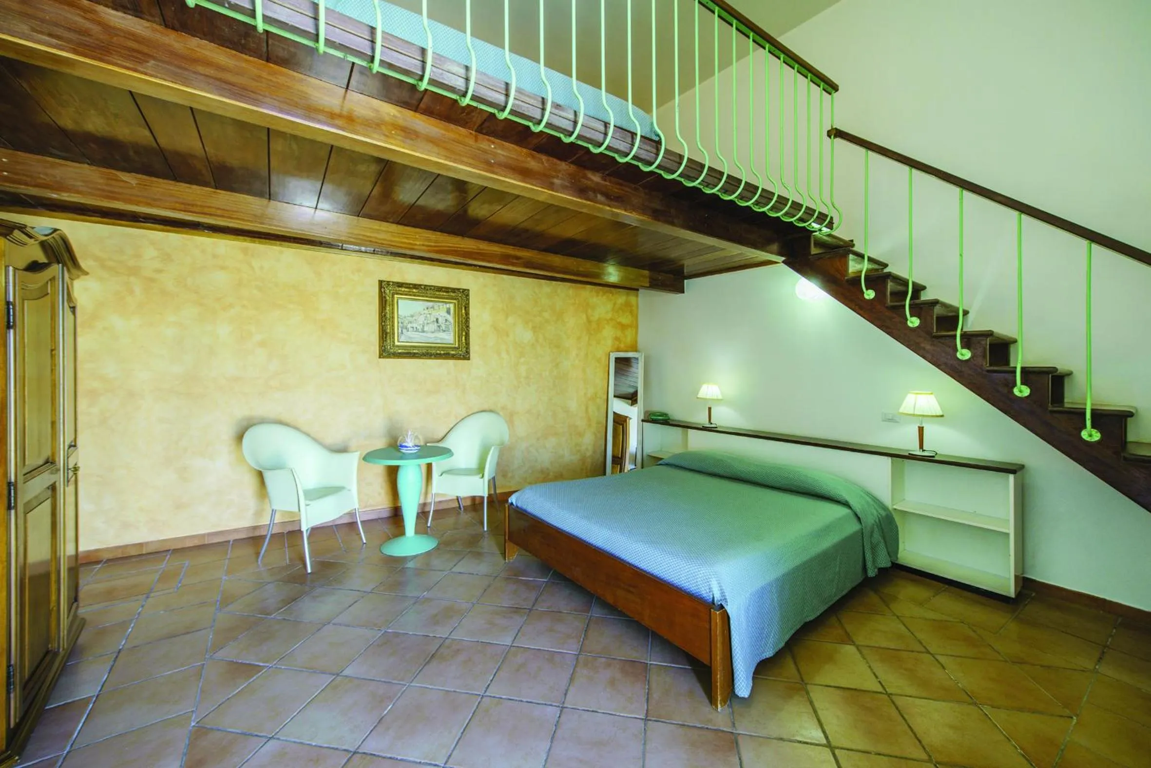 Bed in Hotel La Corricella