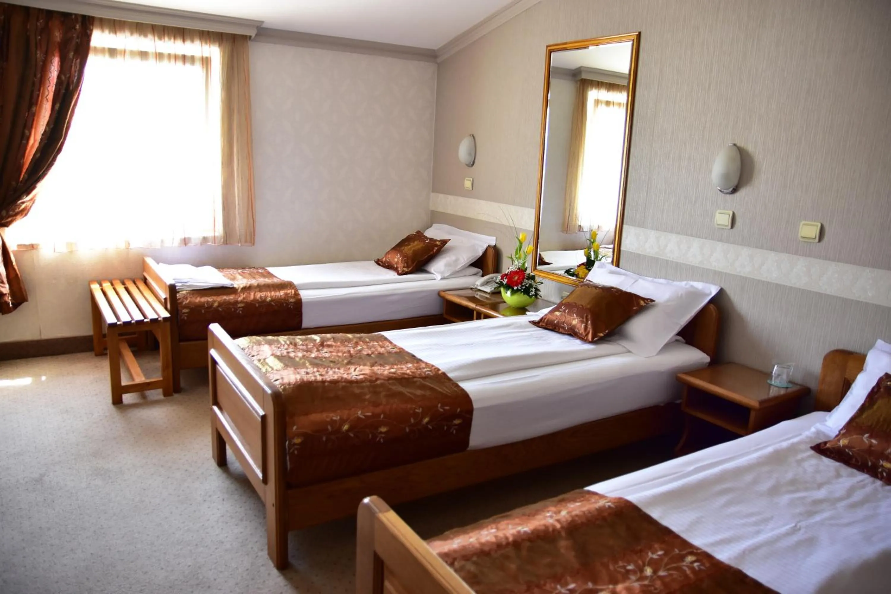 Bed in Garni Hotel Lav