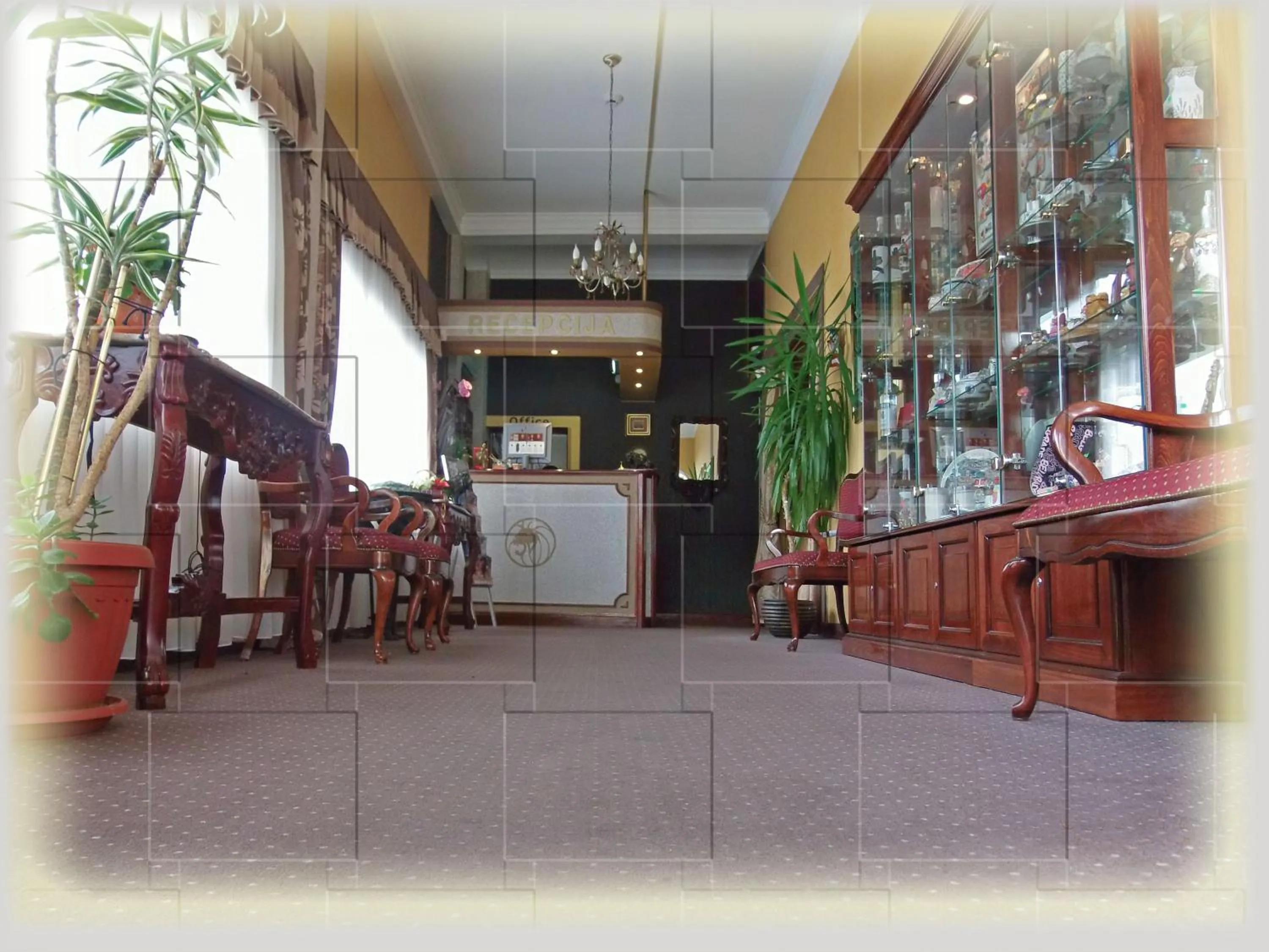 Lobby or reception in Garni Hotel Lav