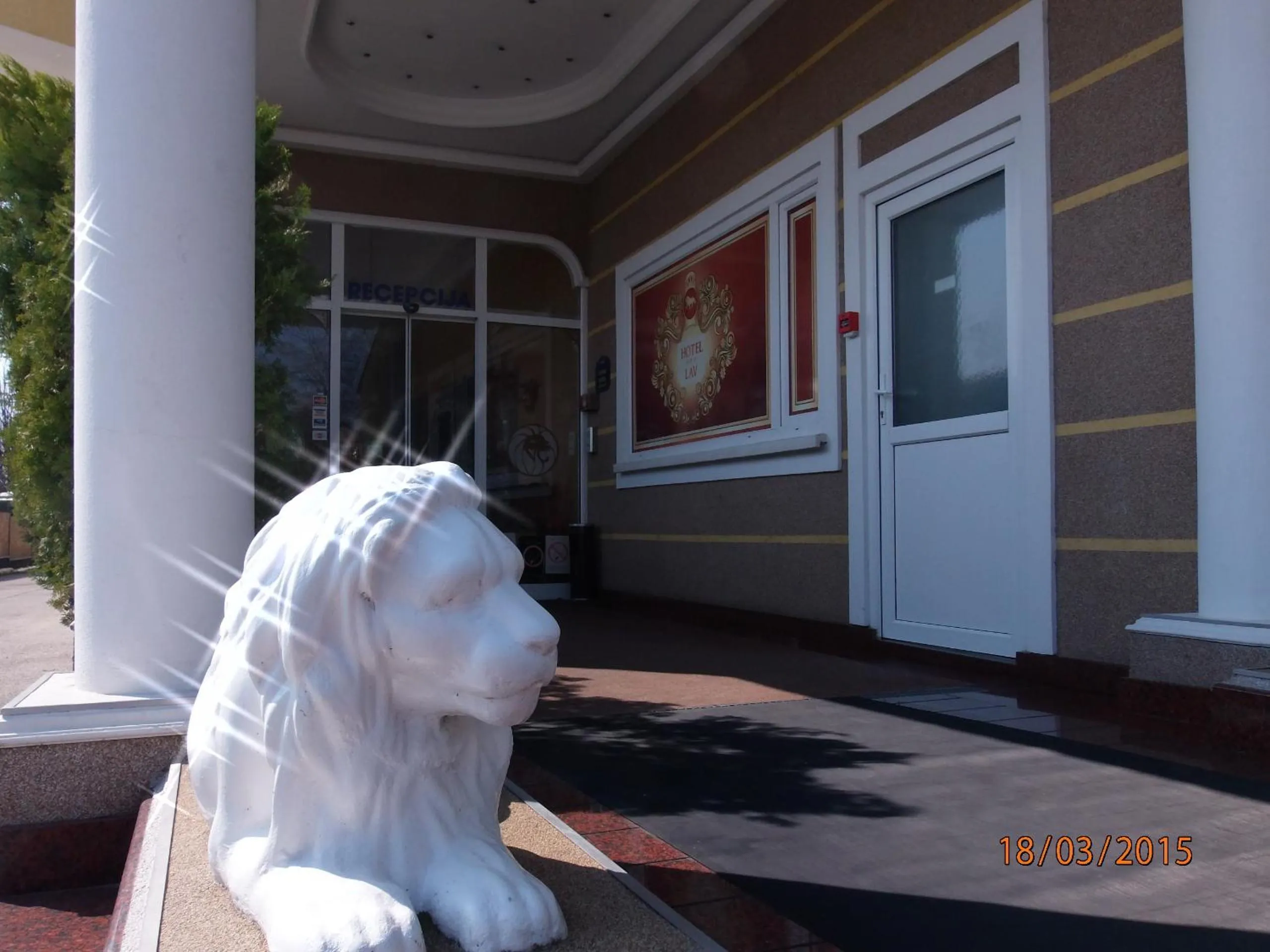 Facade/entrance in Garni Hotel Lav