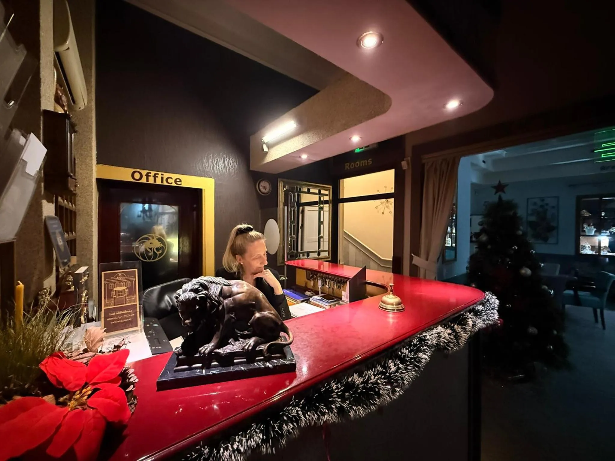 Lobby or reception in Garni Hotel Lav