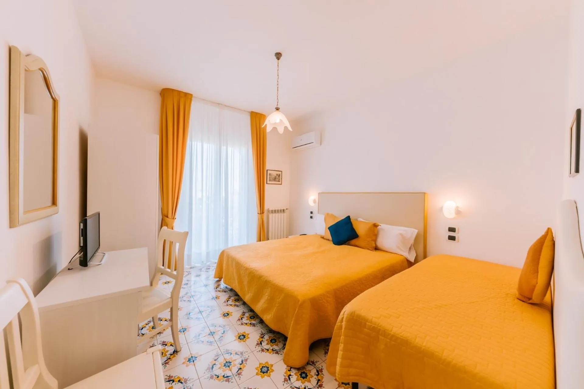 Bed in Hotel Villa Giuseppina