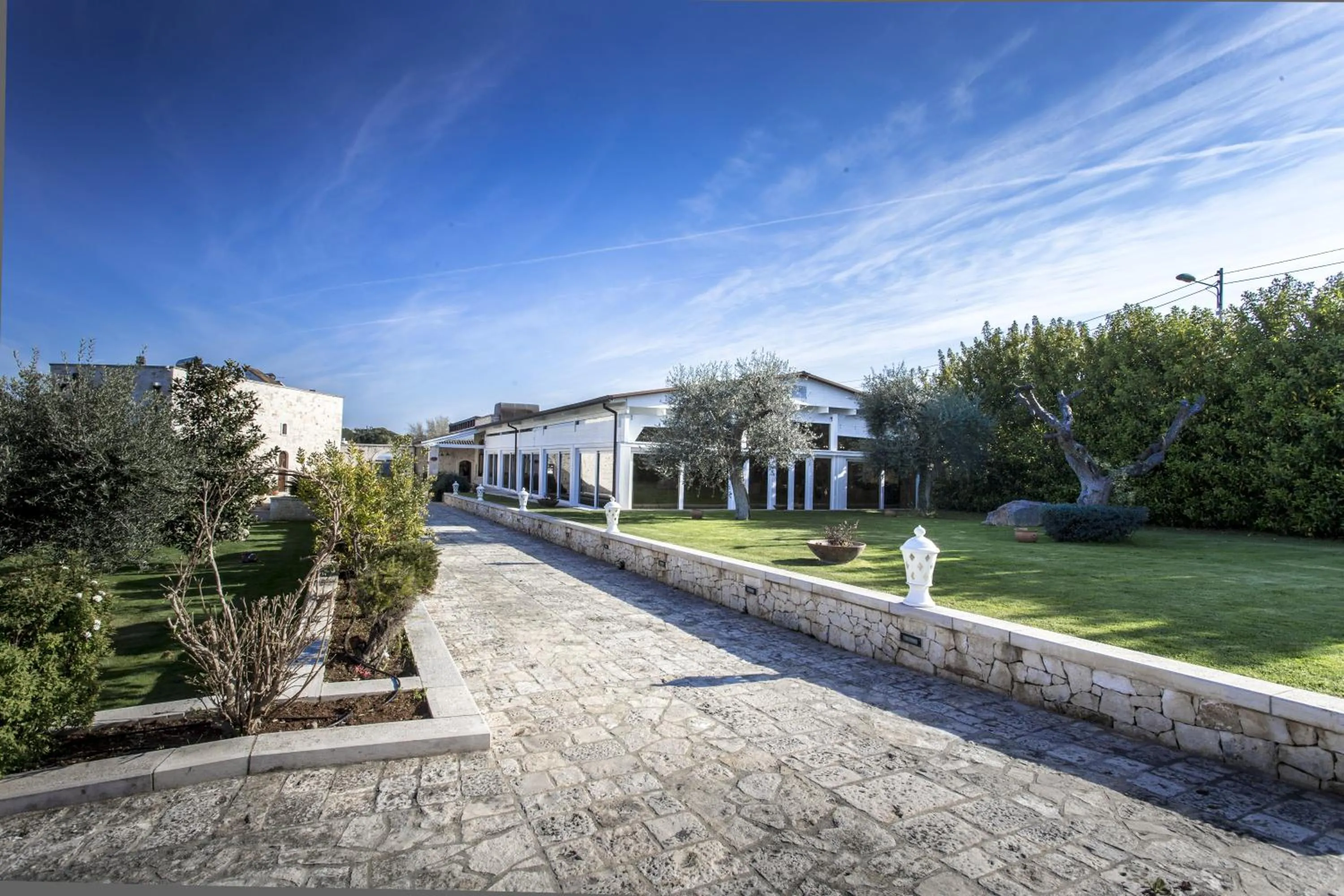 Garden view in Relais Masseria Serritella