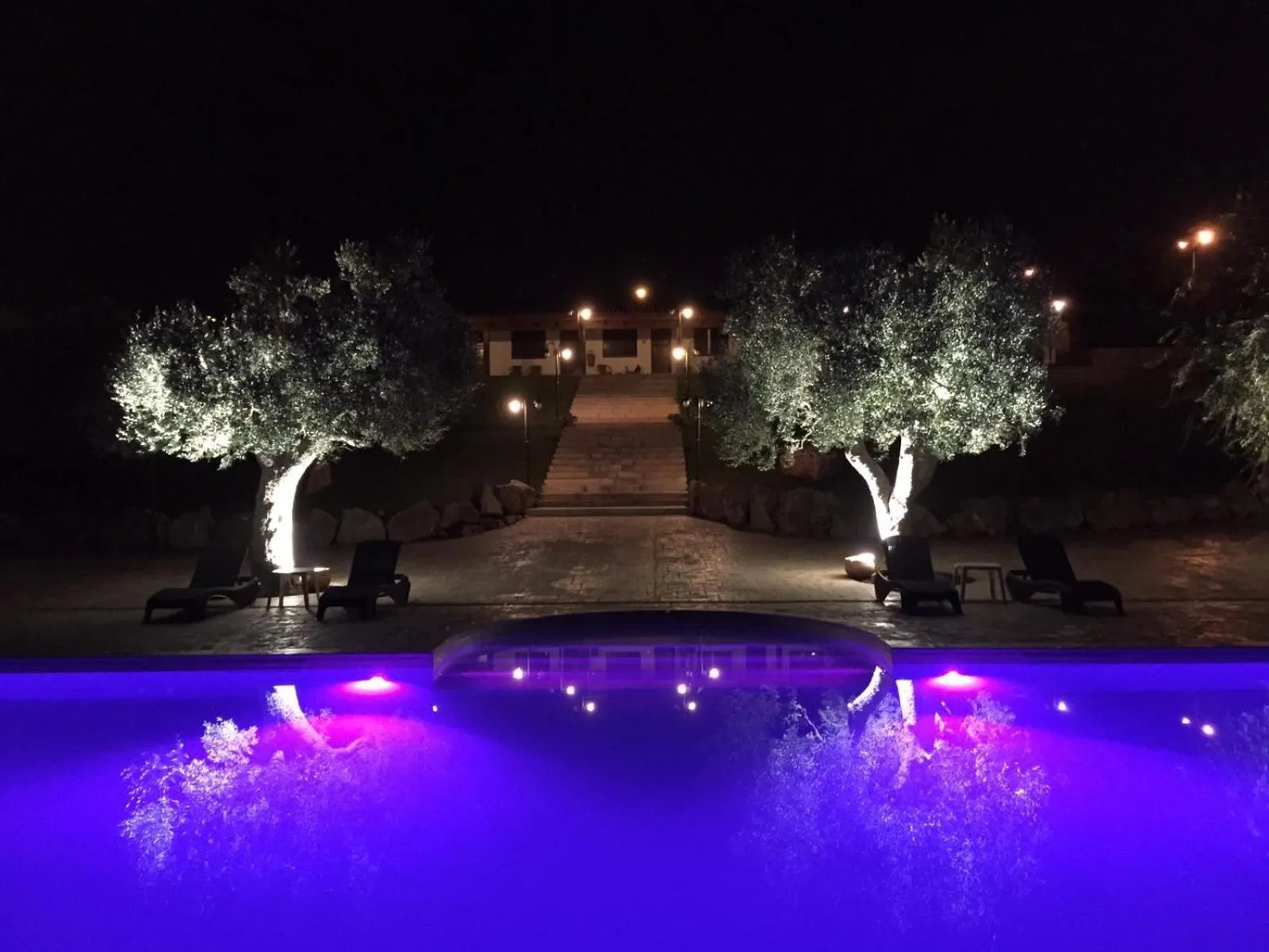 Pool view in Relais Masseria Serritella