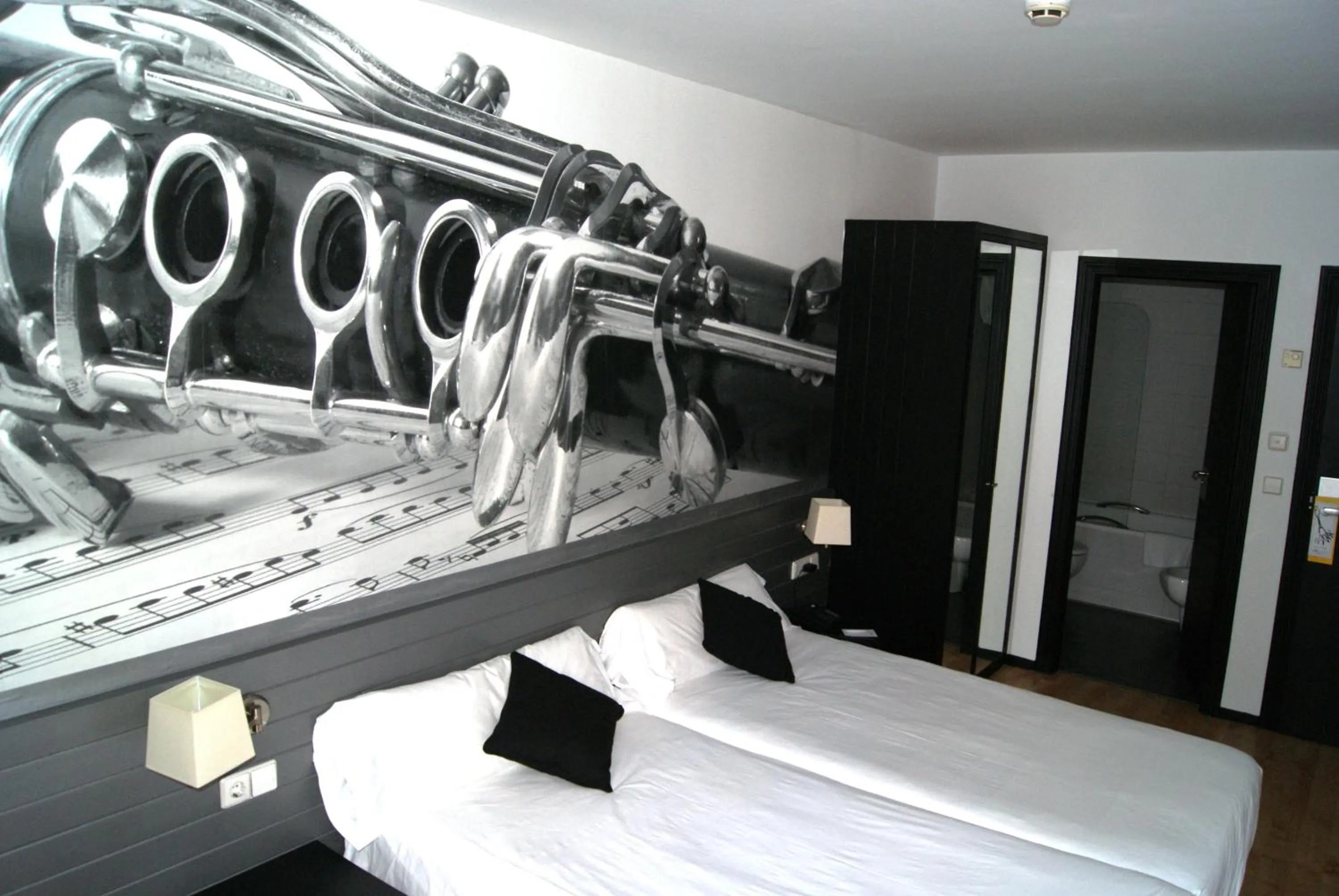 Bed in Abba Jazz Hotel Vitoria