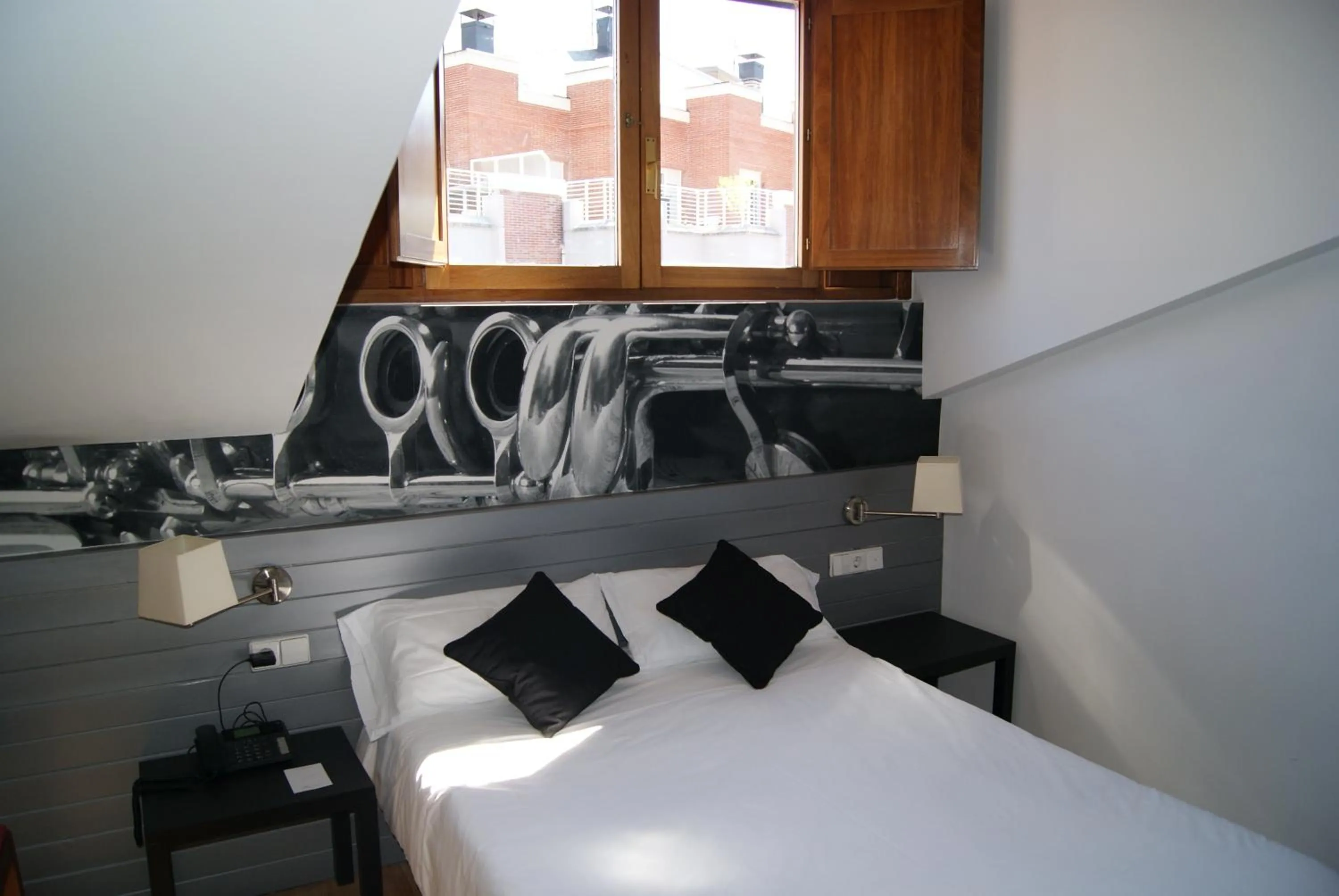 Bed in Abba Jazz Hotel Vitoria