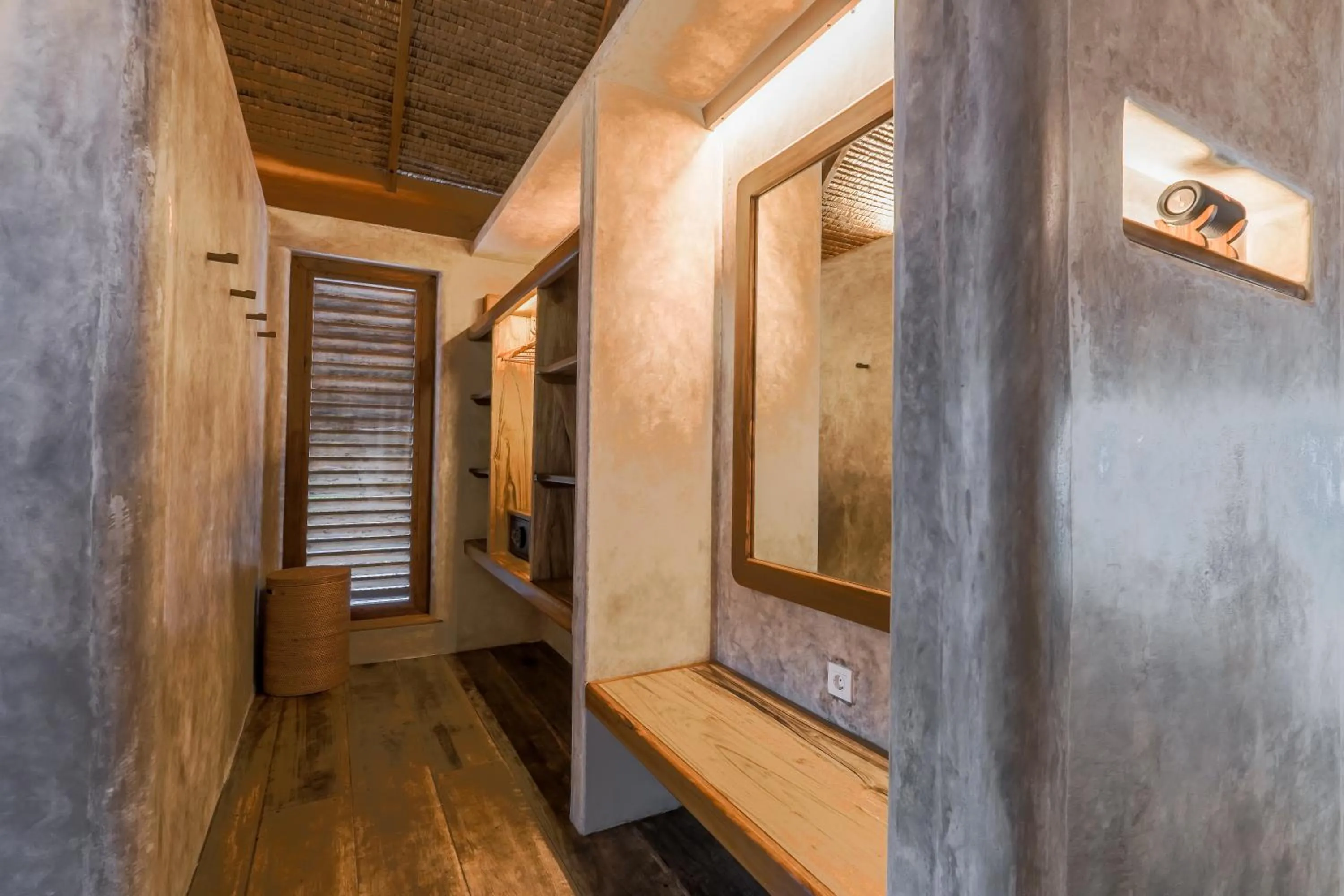 wardrobe in Coral Eye Boutique Resort and Marine Outpost