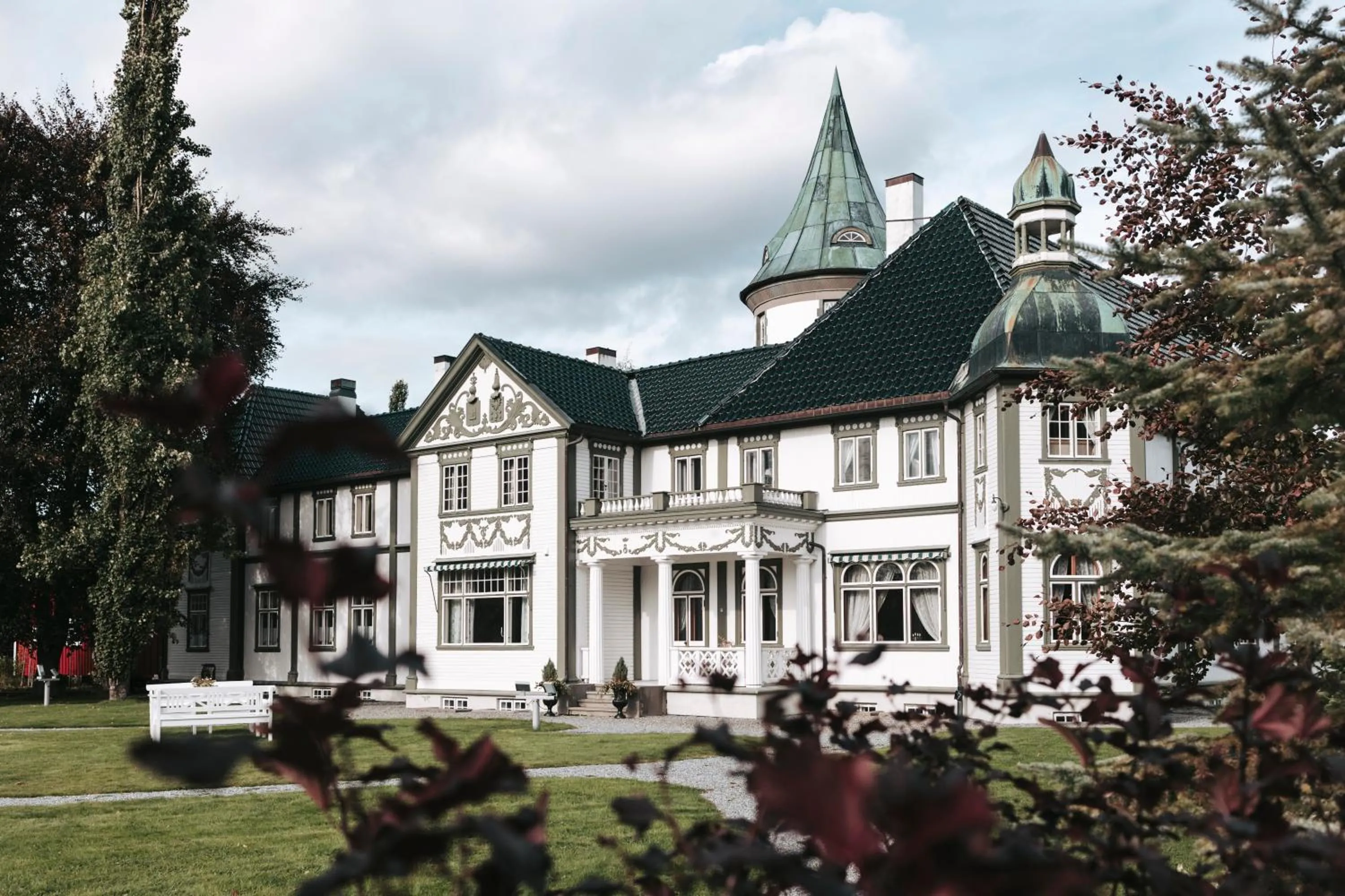 Garden in Bårdshaug Herregård