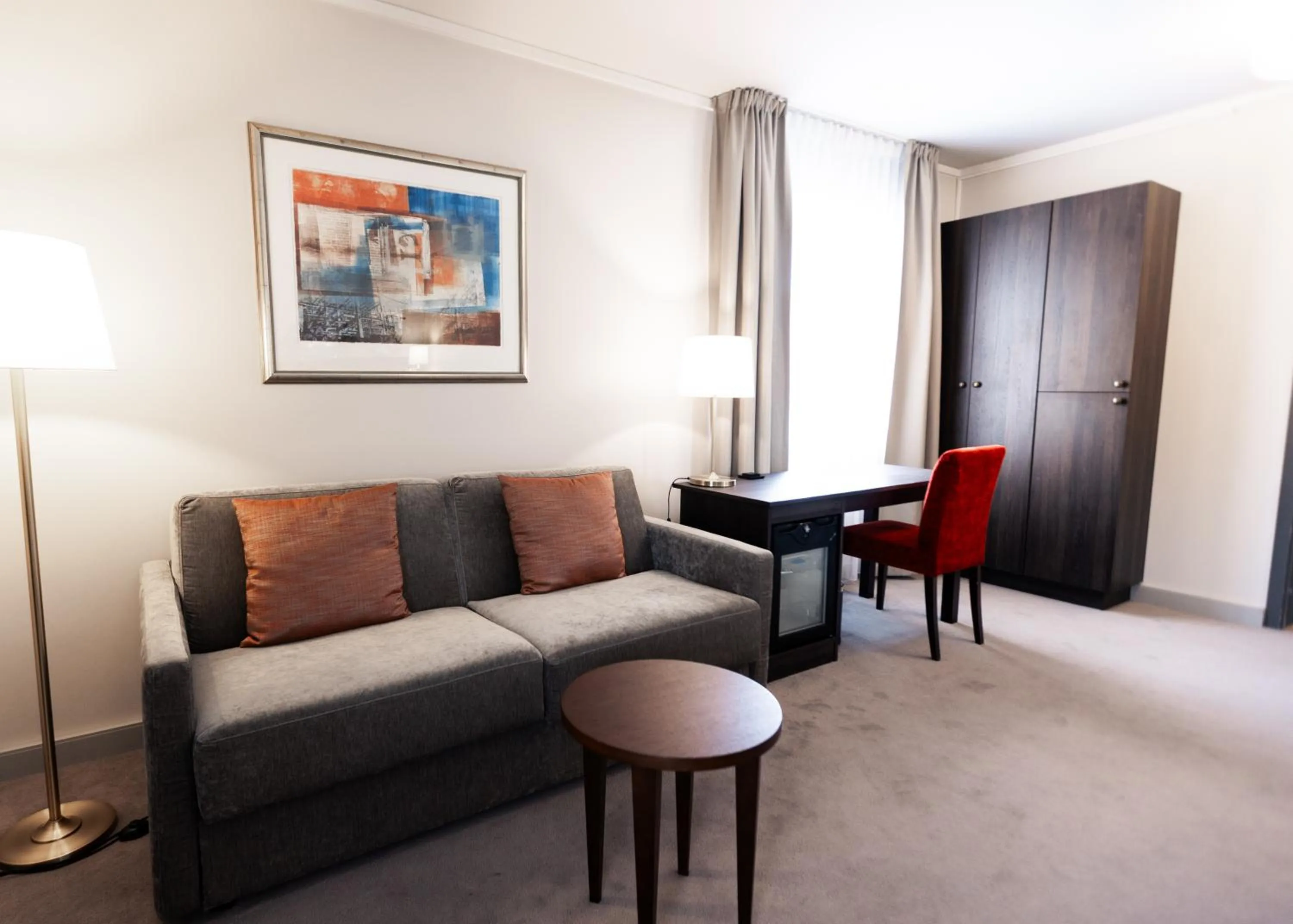 Seating area in Bårdshaug Herregård