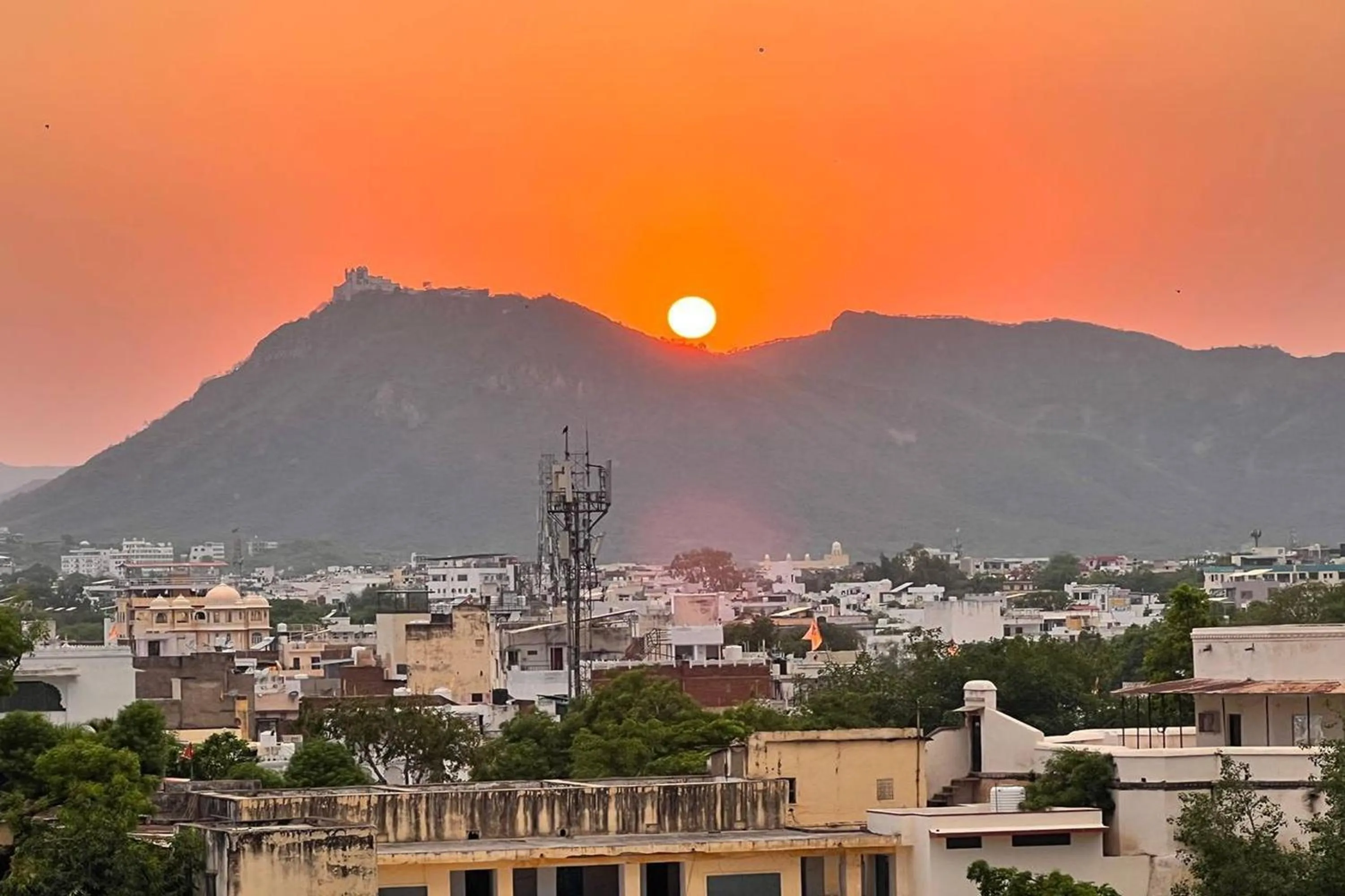 Decorative detail in Nukkad Guest House Near Lake Pichola