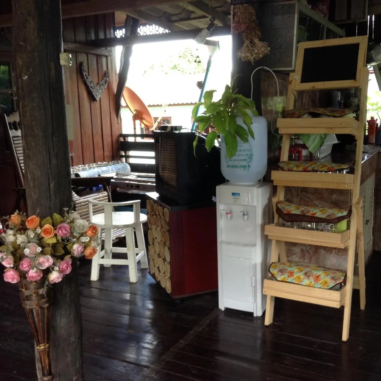 Patio in Oui Kaew Homestay