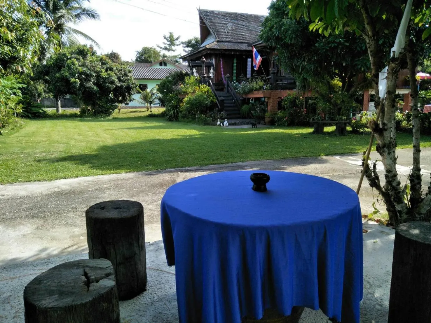 BBQ facilities in Oui Kaew Homestay