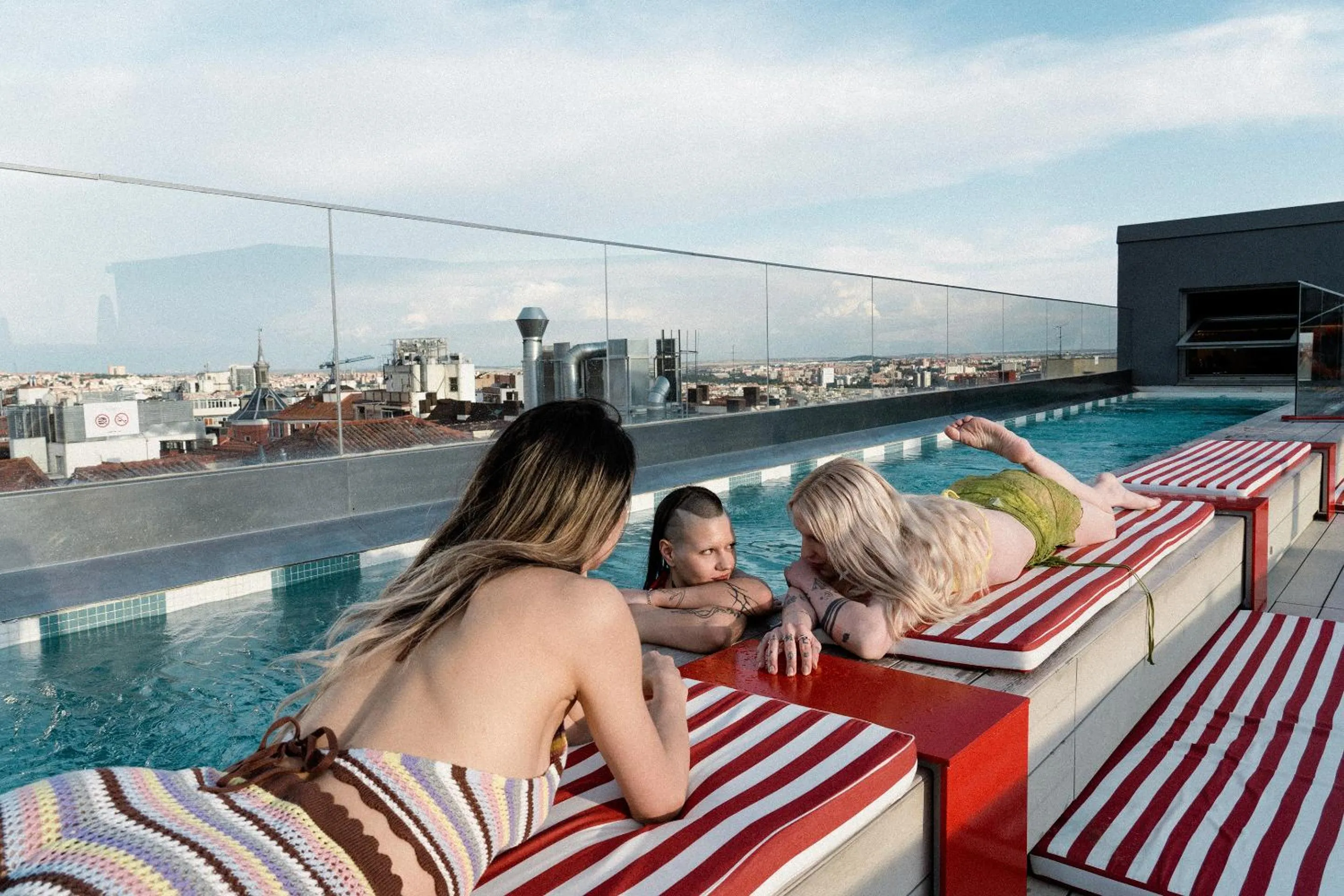 Swimming pool in Axel Hotel Madrid - Adults Only