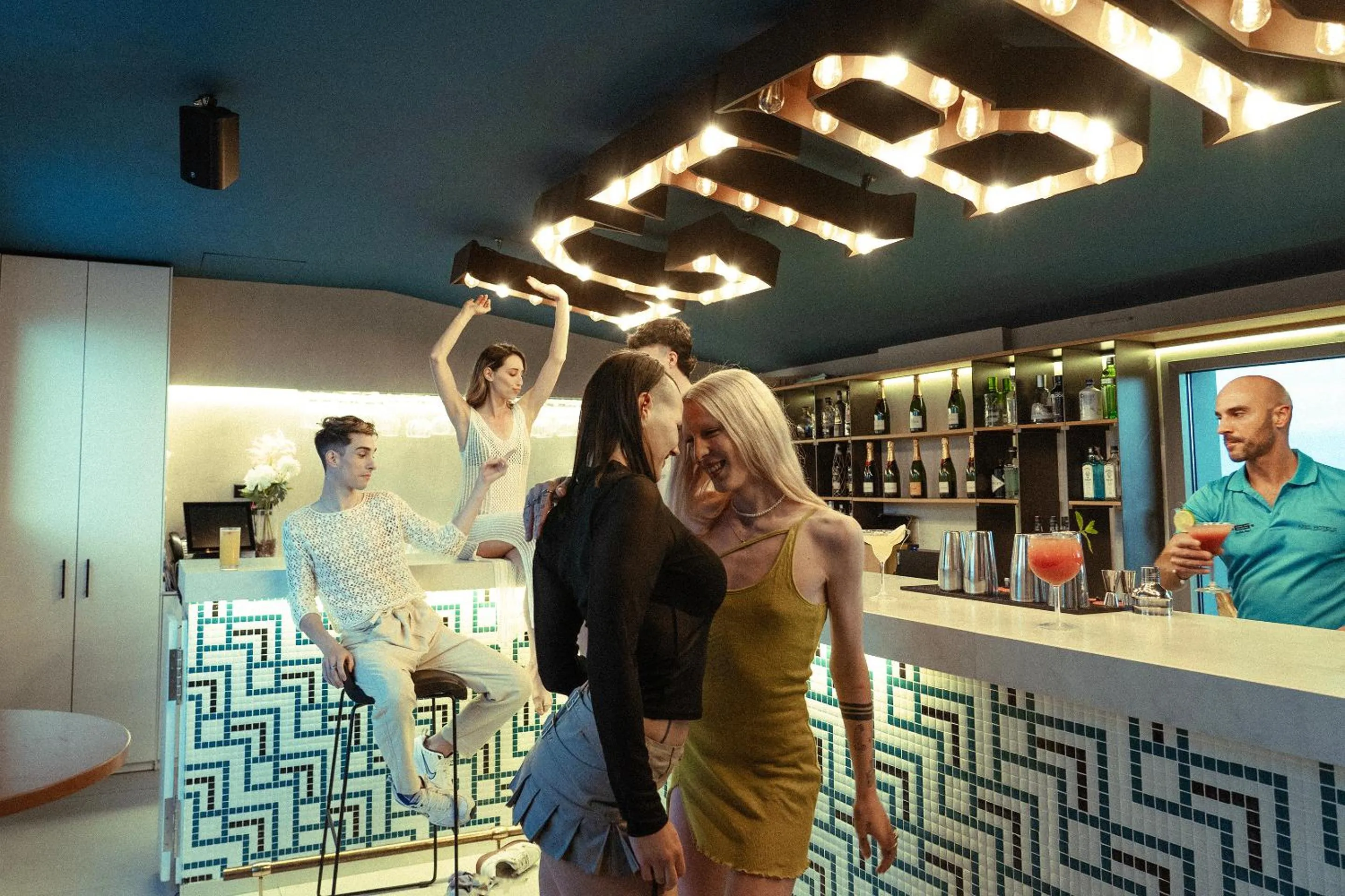 Lounge or bar in Axel Hotel Madrid - Adults Only