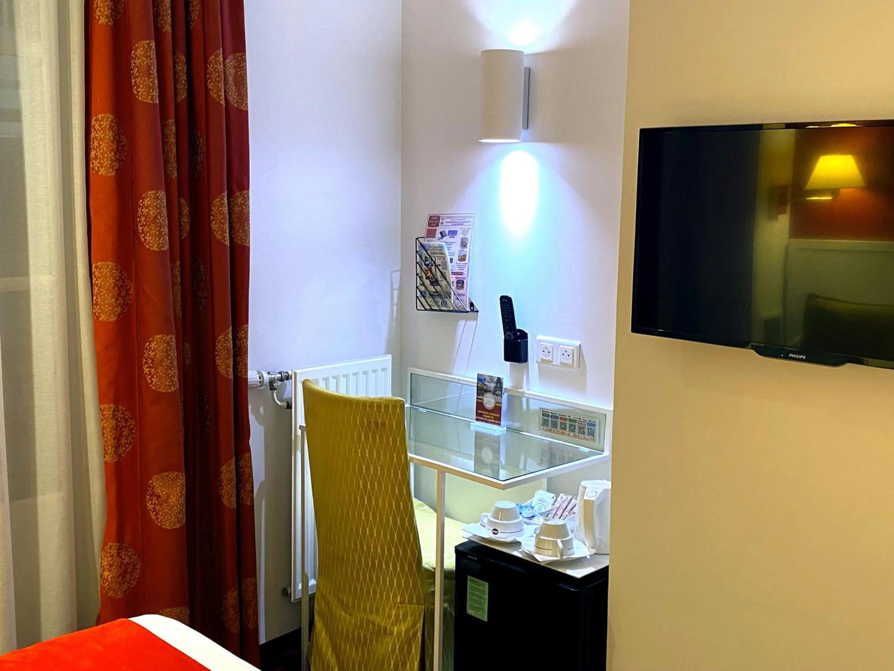 Seating area in Austin's Saint Lazare Hotel