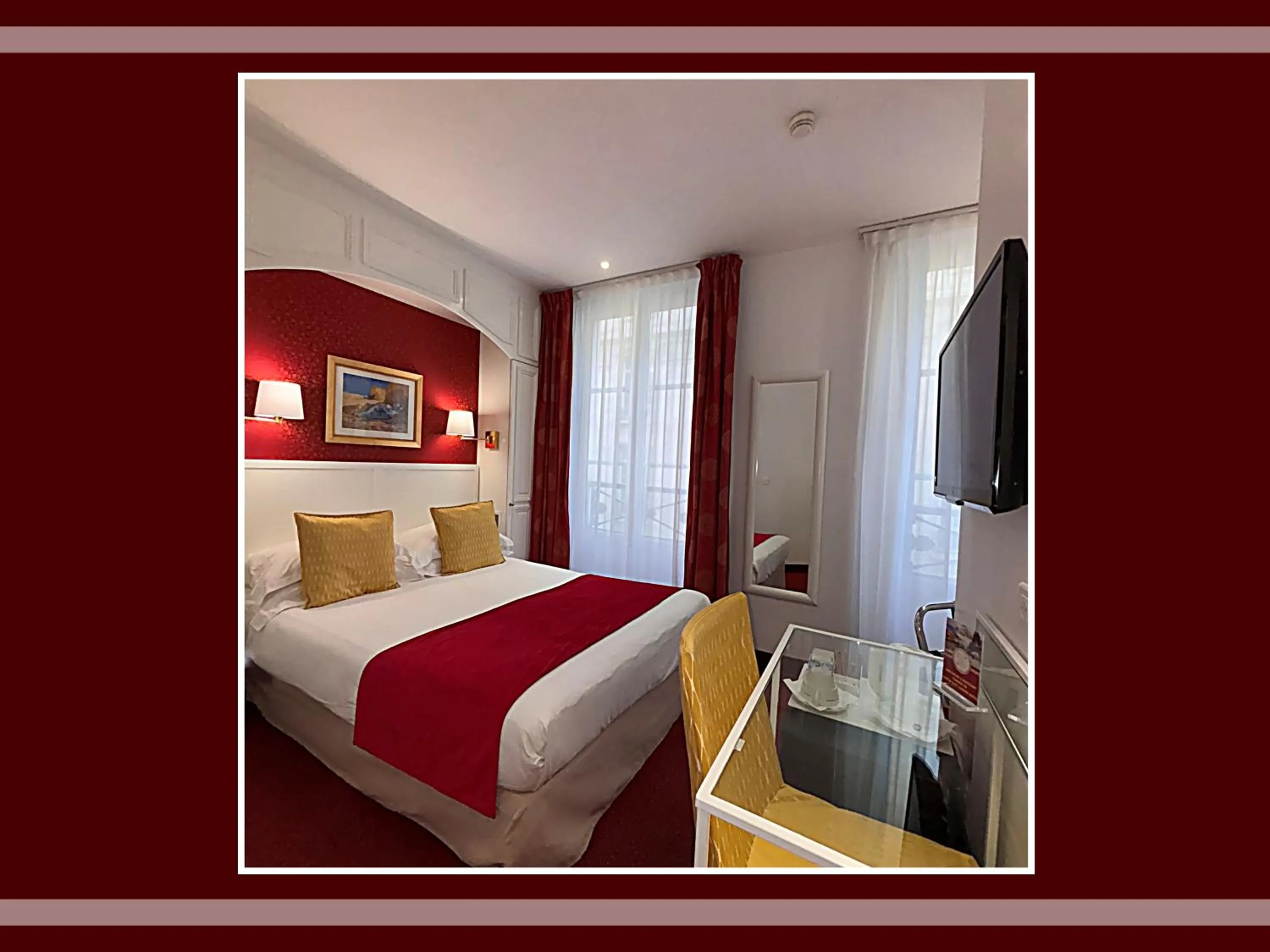 Bed in Austin's Saint Lazare Hotel