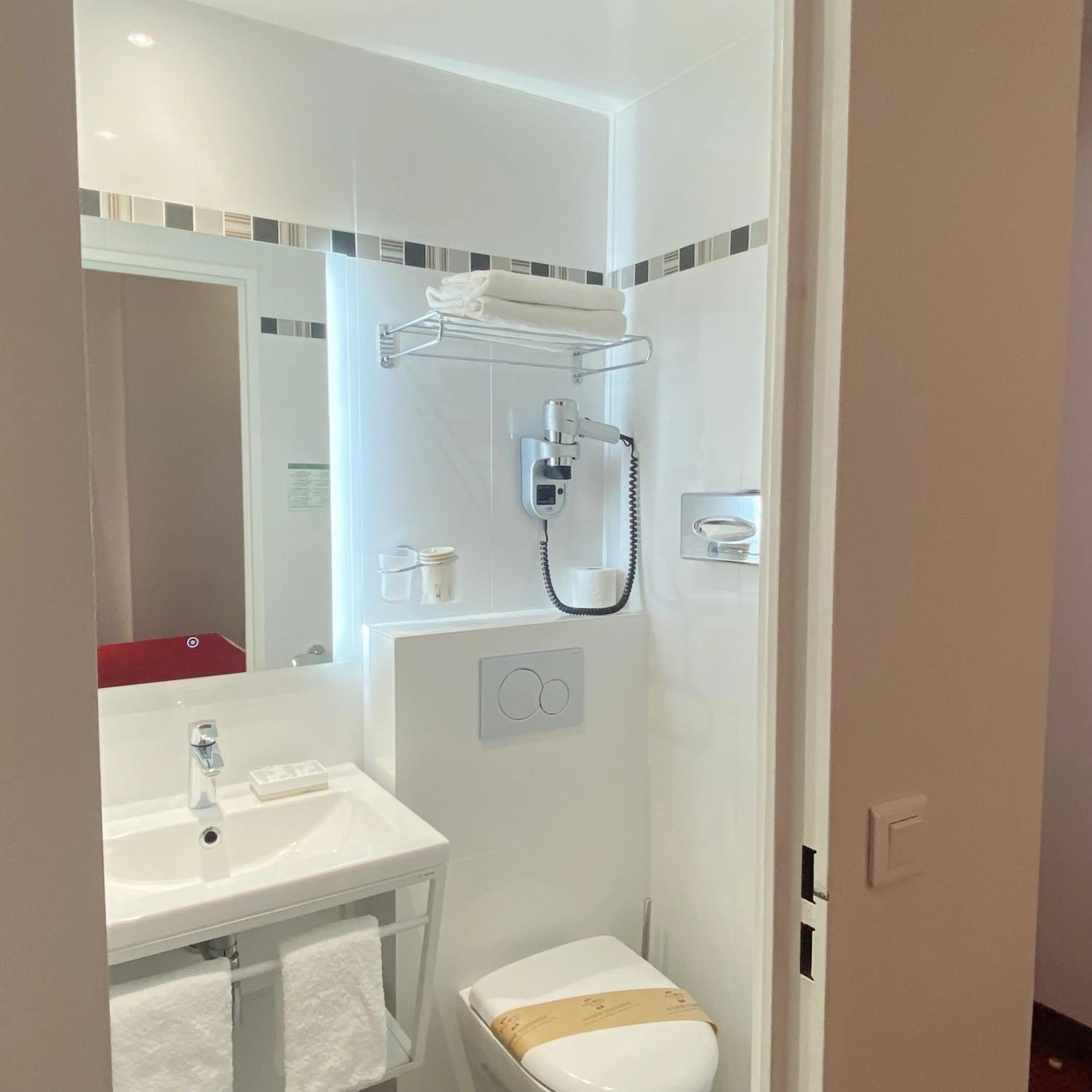 Toilet in Austin's Saint Lazare Hotel