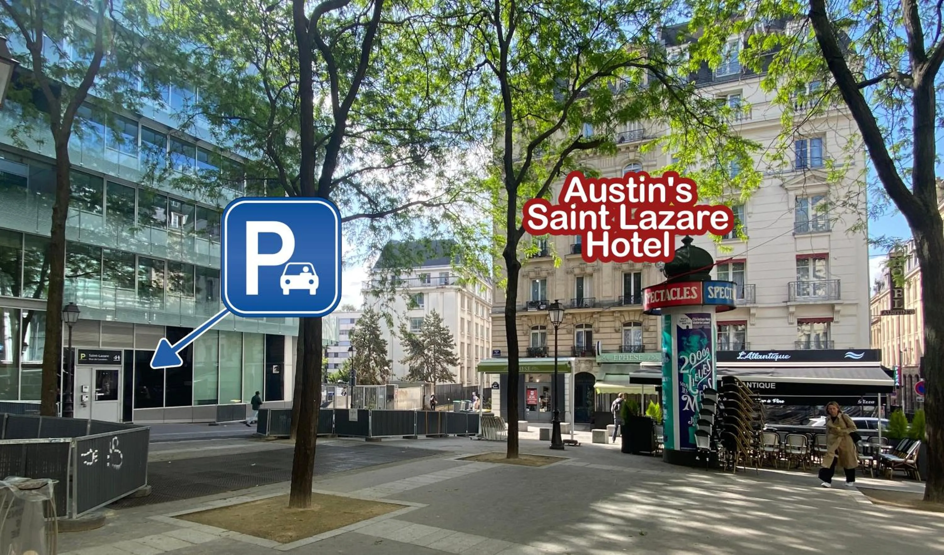 Parking in Austin's Saint Lazare Hotel