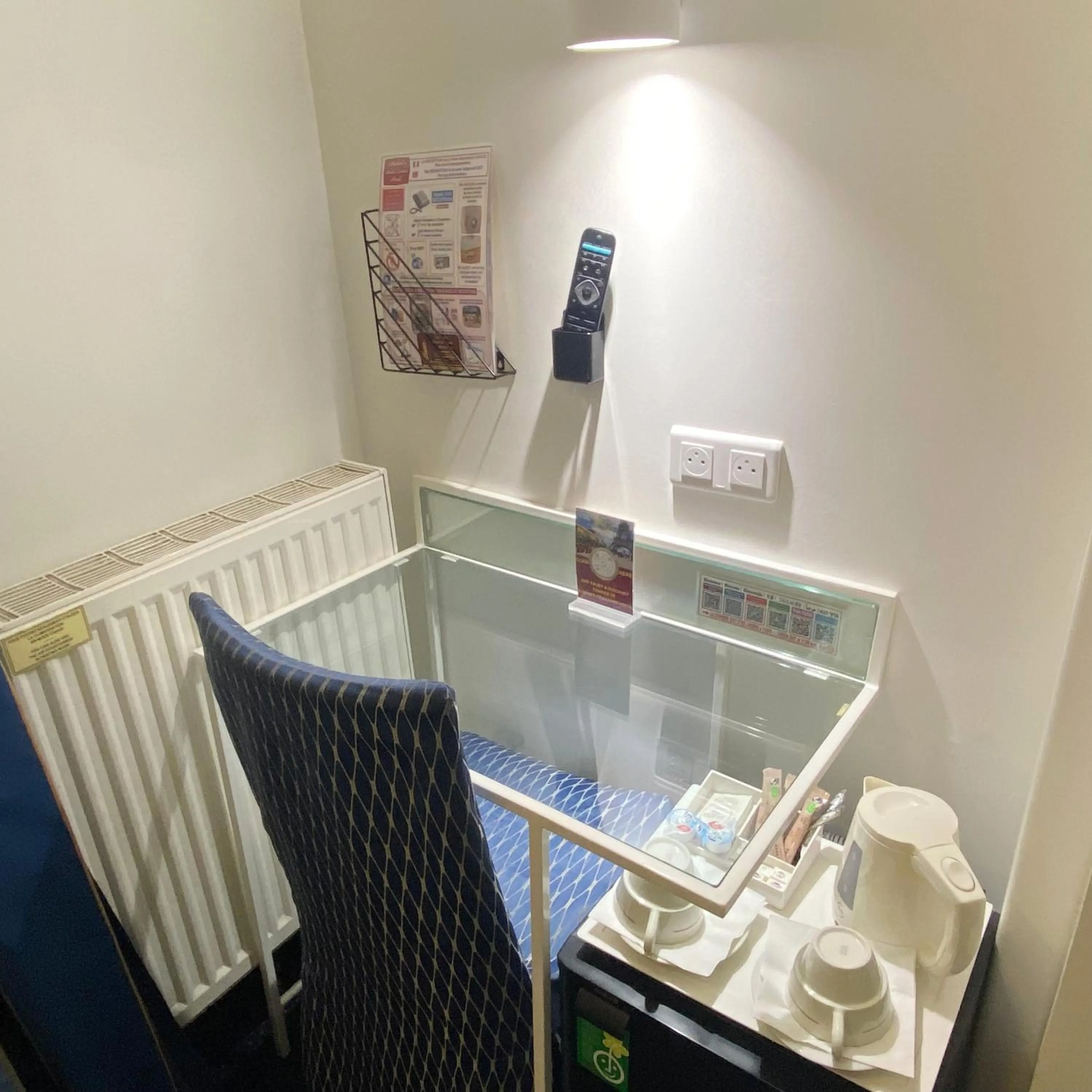 Seating area in Austin's Saint Lazare Hotel