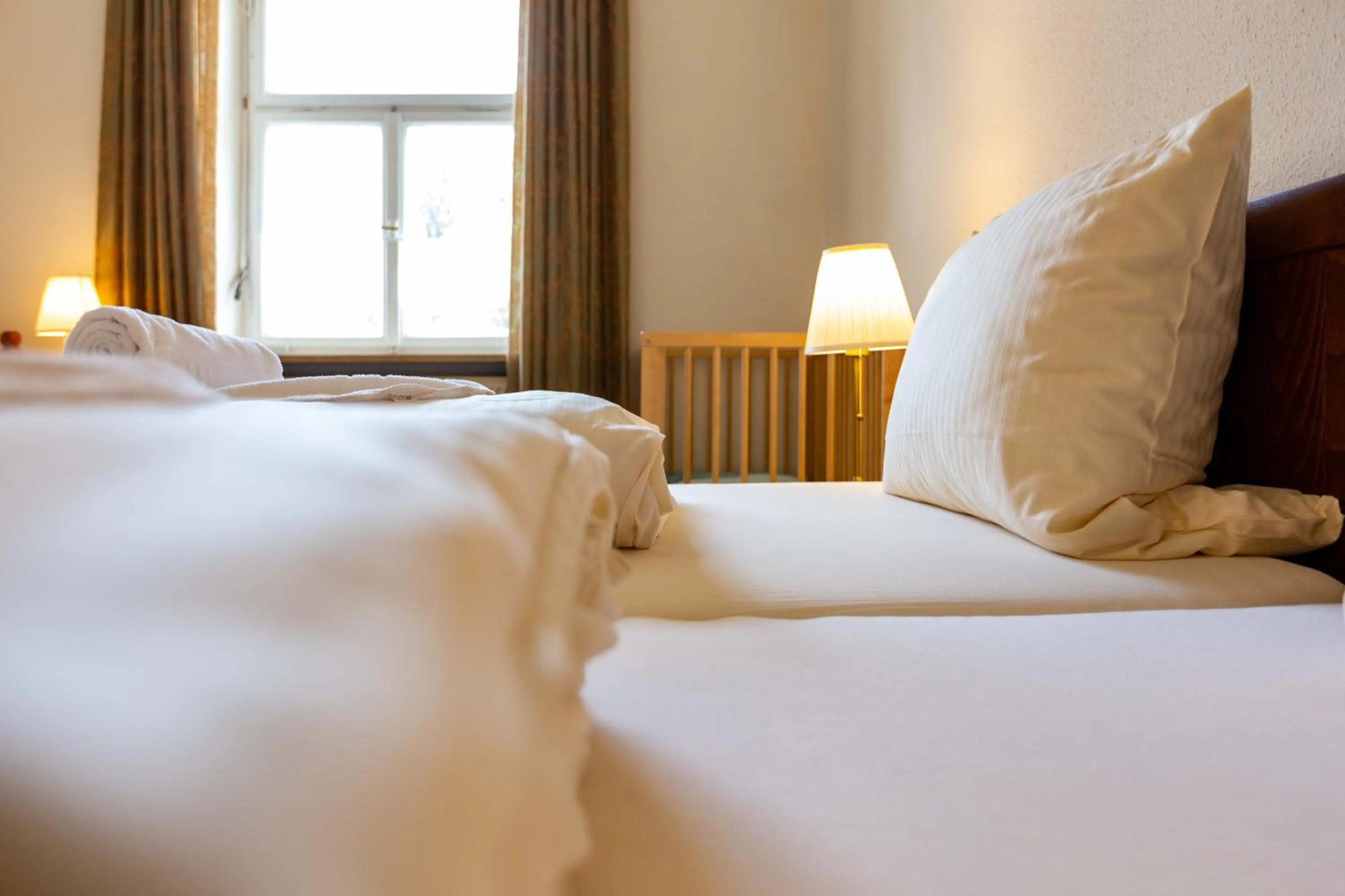 Bed in Hotel Schyrenhof