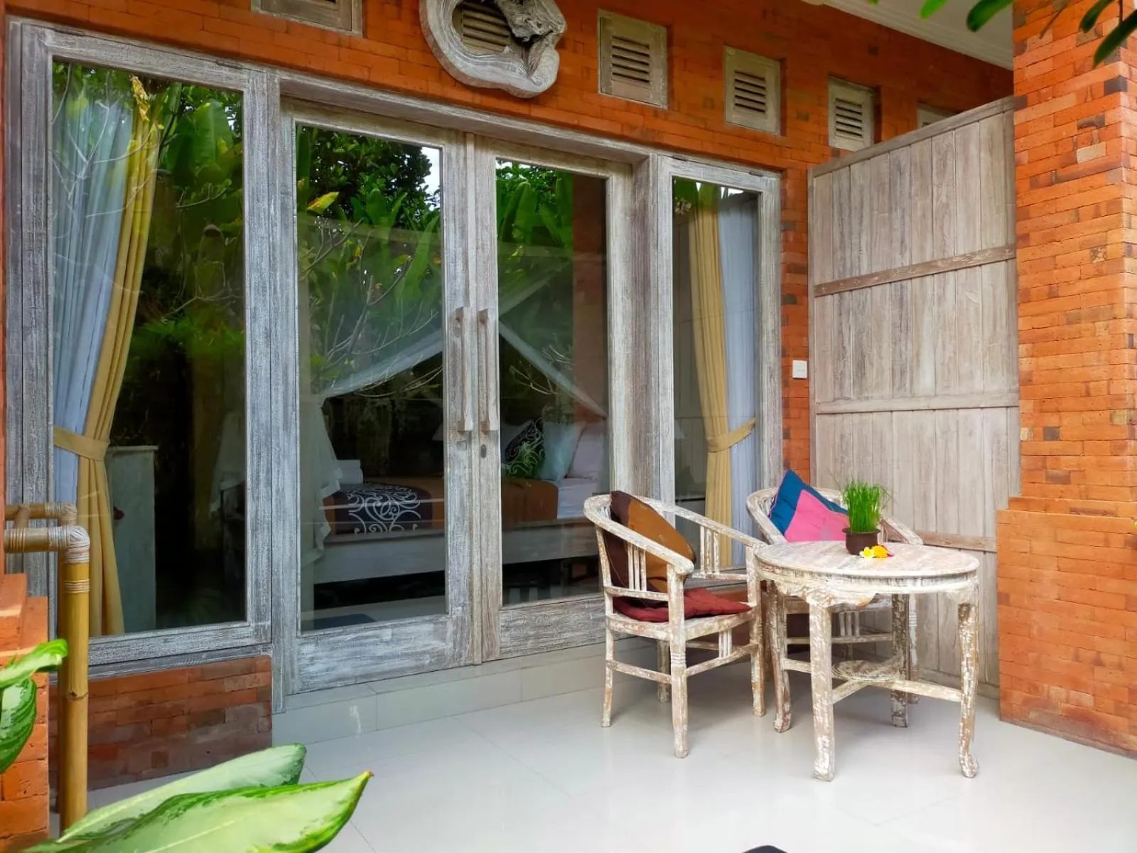 Bed in Alam Pracetha Bali Ubud