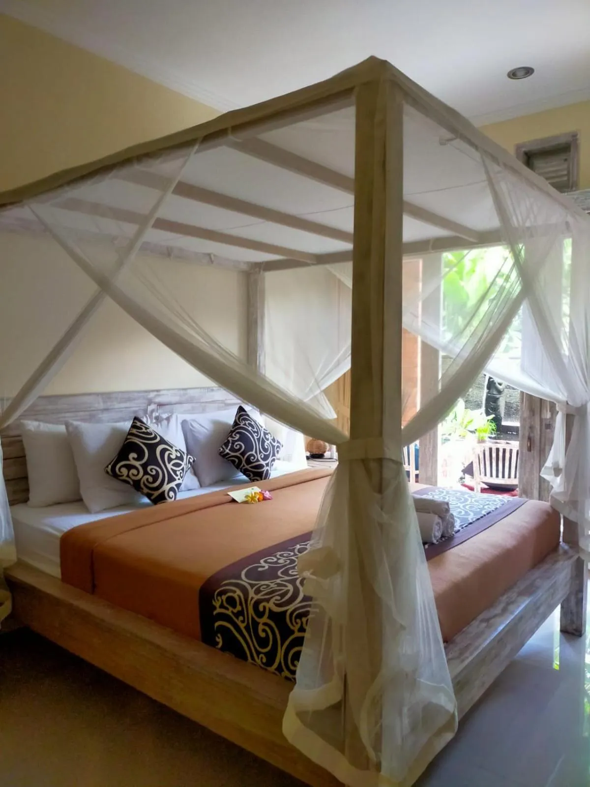 Bed in Alam Pracetha Bali Ubud