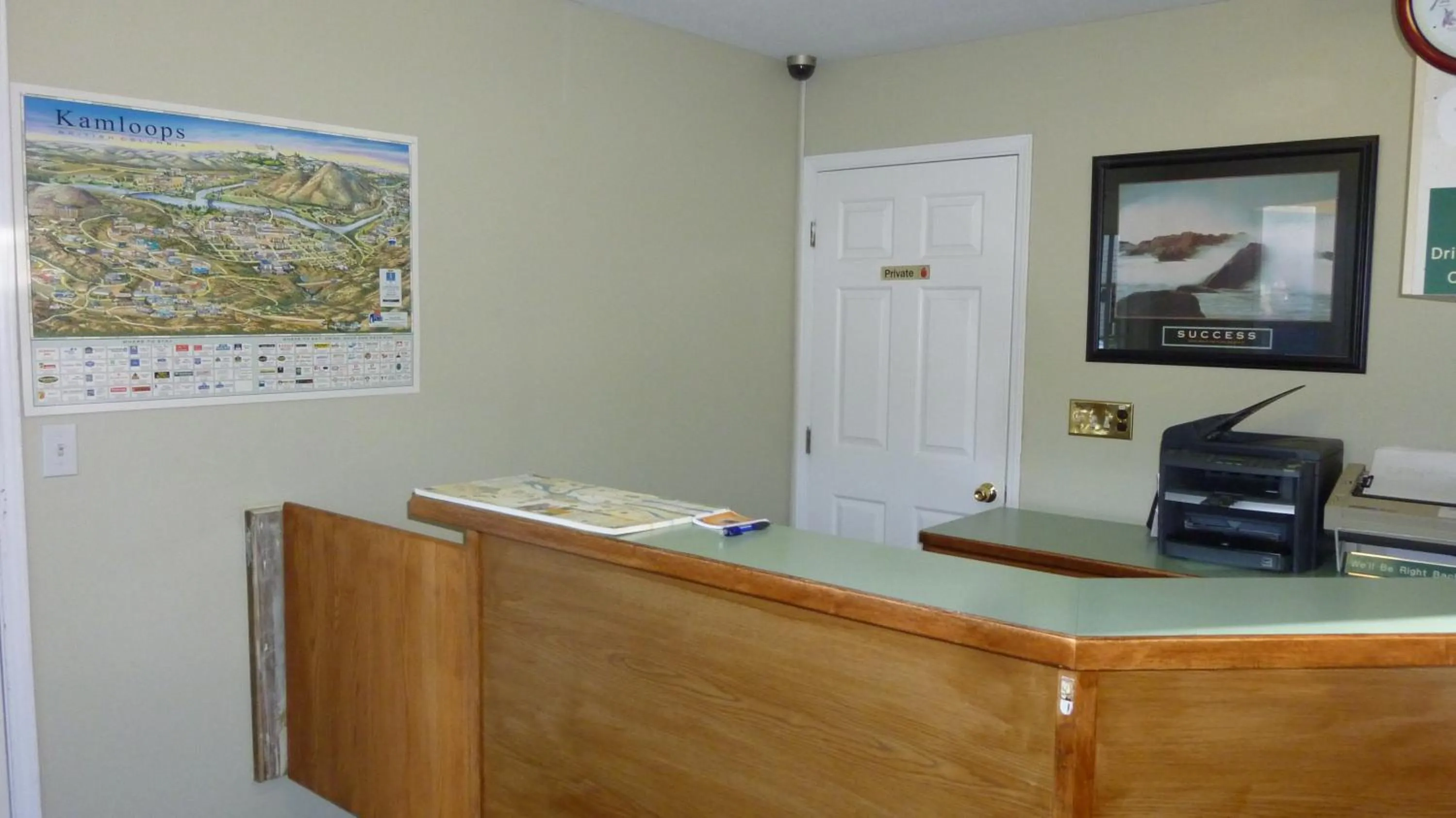 Lobby or reception in The Ranchland Inn Kamloops