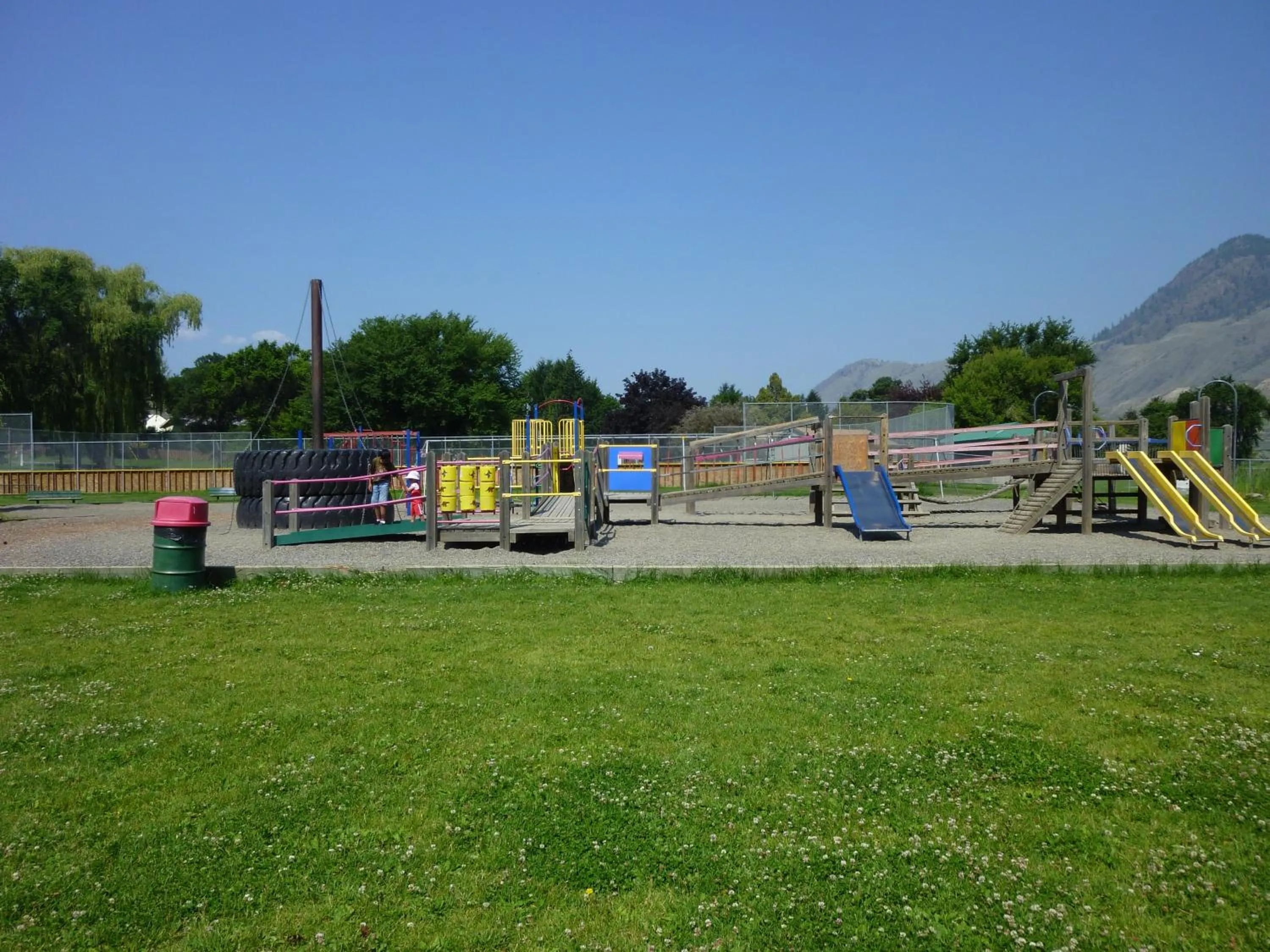 Children play ground in The Ranchland Inn Kamloops